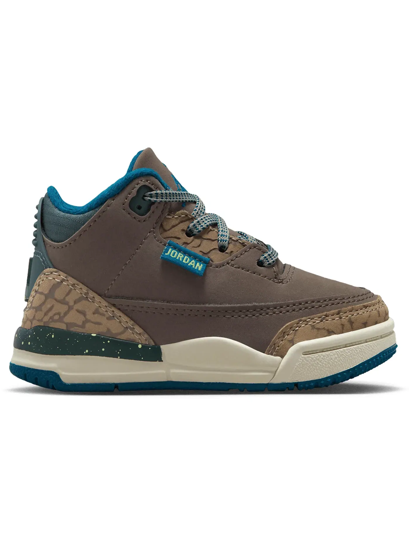 Детские кроссовки Lifestyle Jordan 3 Retro Olive Grey TD — изображение 1 из 1