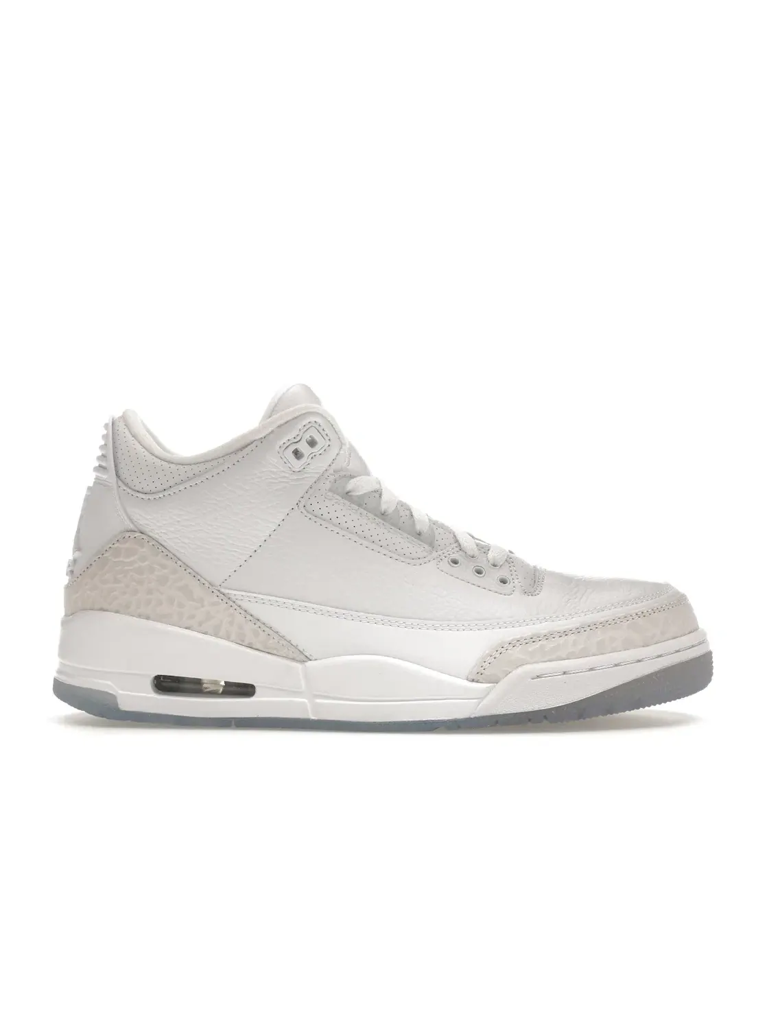 Мужские кроссовки с монокромным дизайном Jordan 3 Retro Jordan — изображение 1 из 4, белый/белый-белый