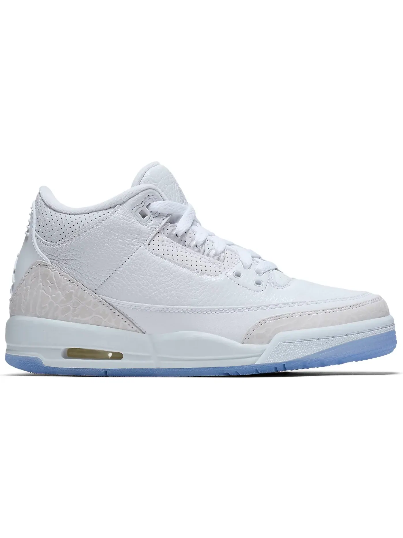 Детские кроссовки с перфорацией Jordan 3 Retro Jordan — изображение 1 из 1, белый белый белый