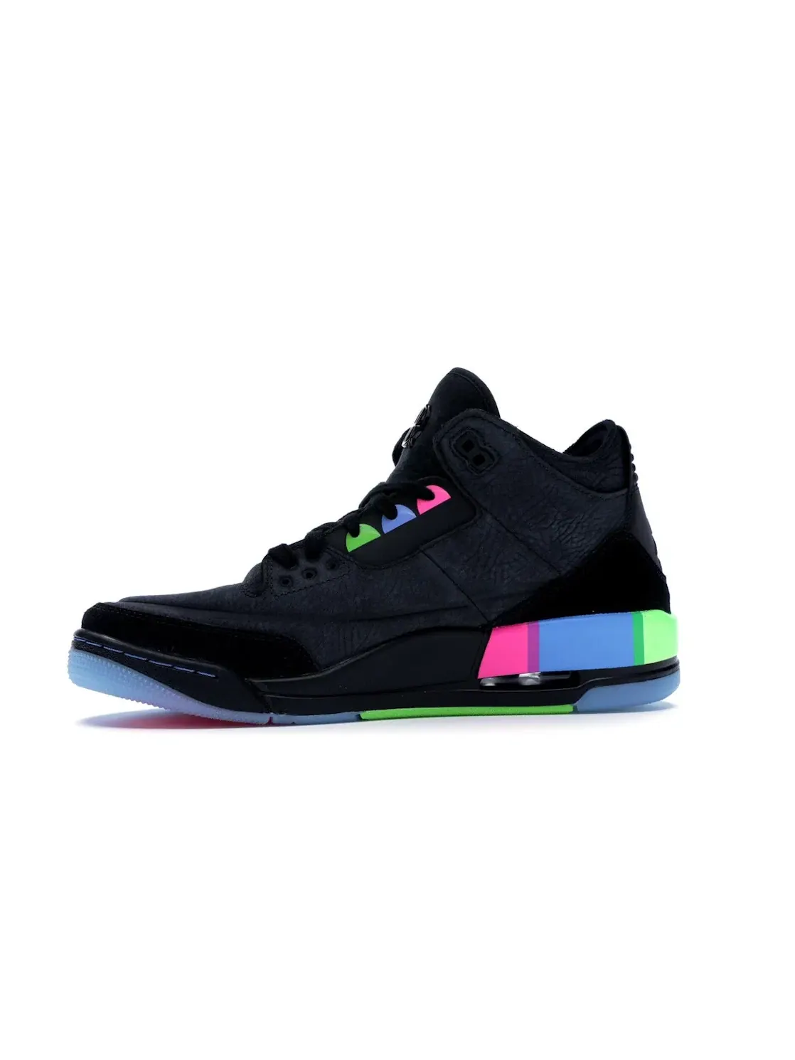 Мужские кроссовки Lifestyle Jordan 3 Retro — изображение 3 из 4, черный/черный-зеленый