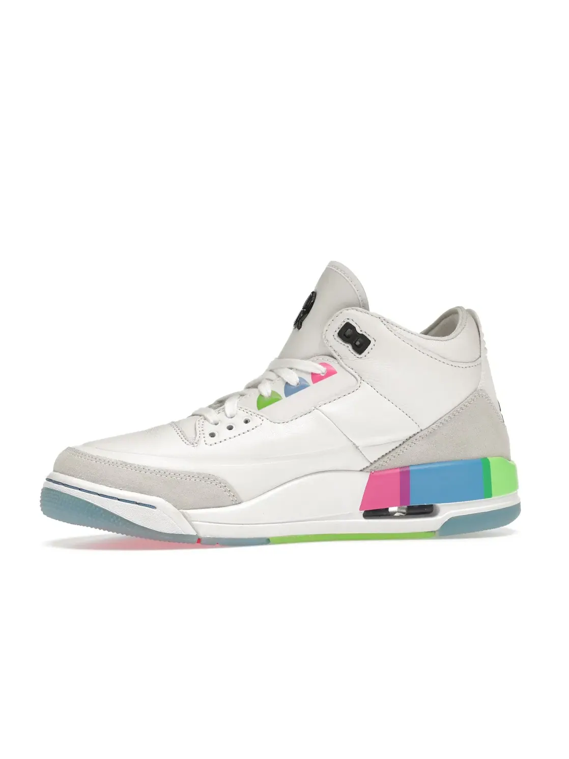 Мужские кроссовки Lifestyle Jordan 3 Retro — изображение 3 из 4, белый/белый-зеленый