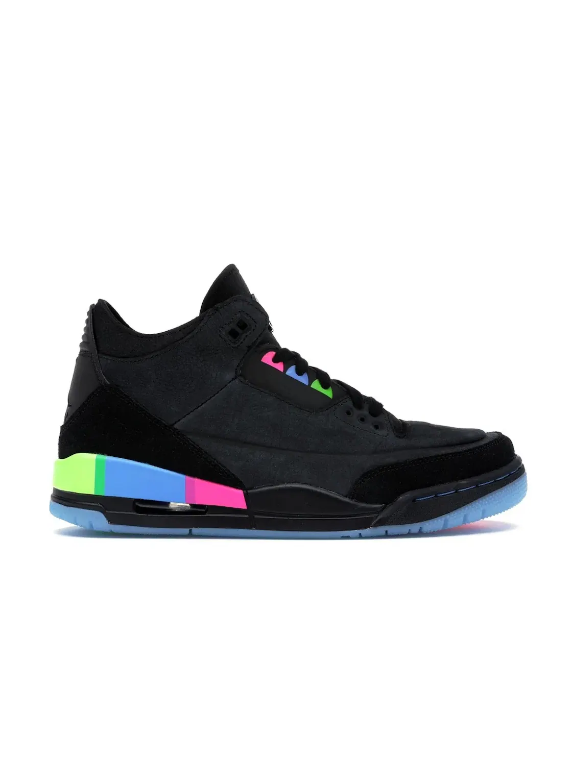 Детские кроссовки для мальчиков с принтом Jordan 3 Retro Jordan — изображение 1 из 4, черный/черный/зеленый