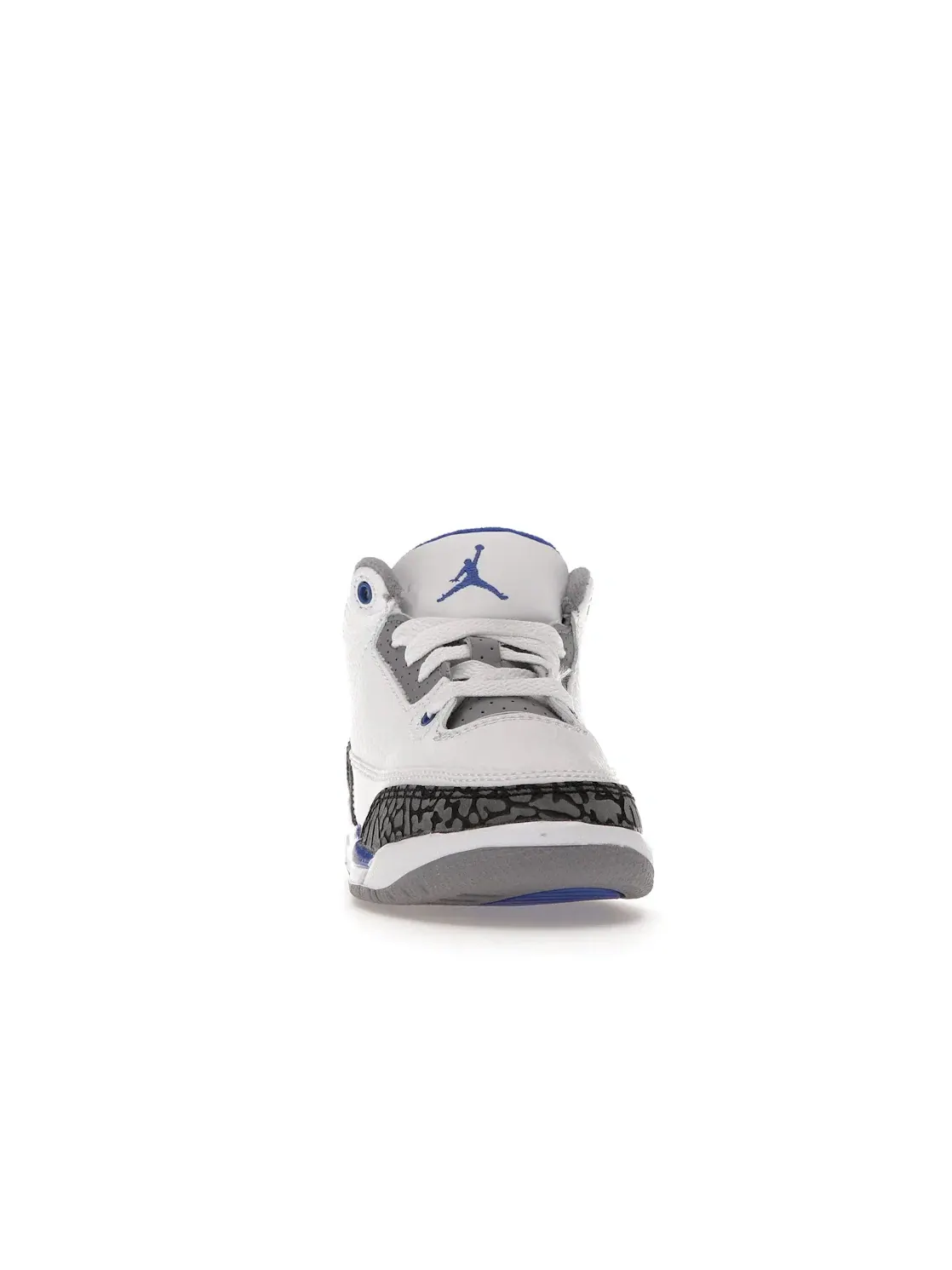 Детские кроссовки с ретро-дизайном Jordan 3 Retro Jordan — изображение 2 из 4, белый/черный-серый-синий