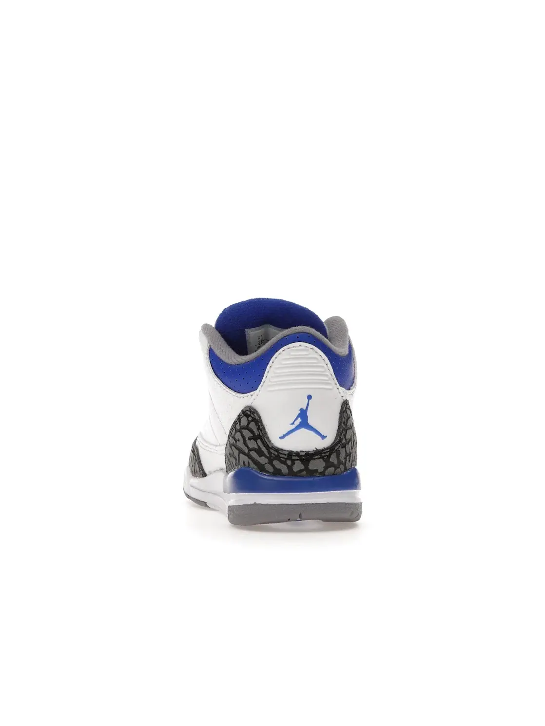 Детские кроссовки с ретро-дизайном Jordan 3 Retro Jordan — изображение 4 из 4, белый/черный-серый-синий
