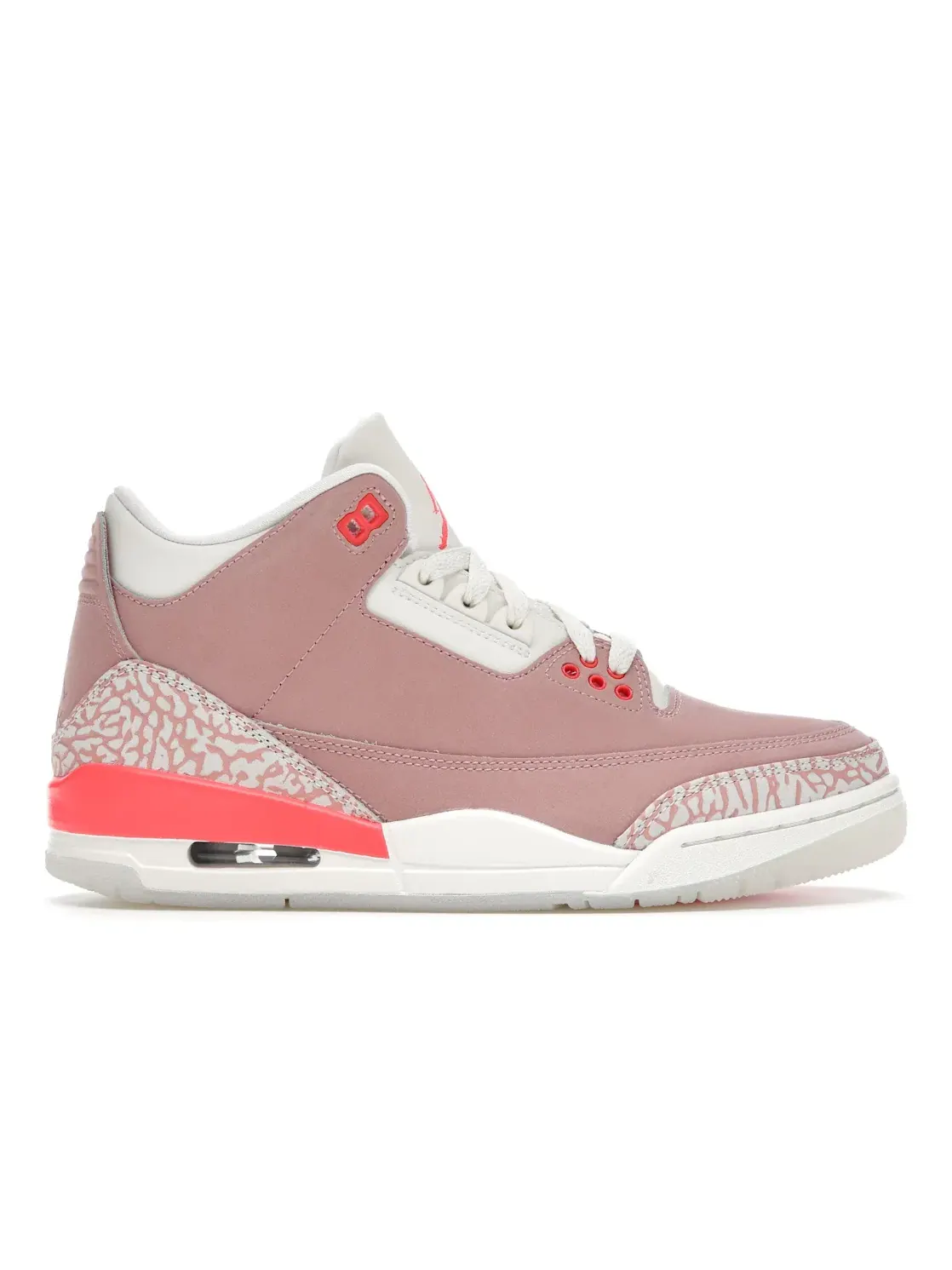 Женские кроссовки с принтом Jordan 3 Retro Jordan — изображение 1 из 4, розовый-белый