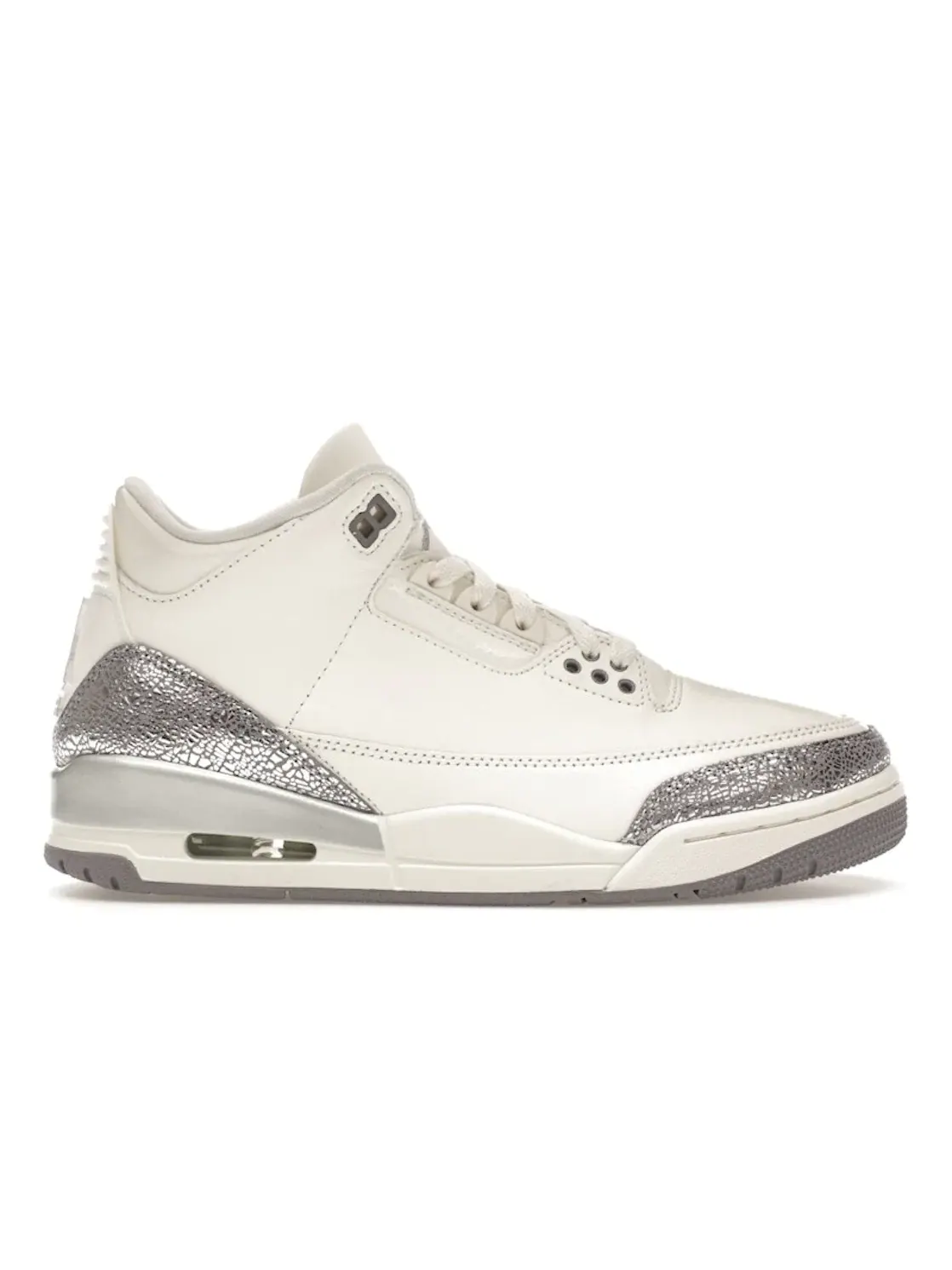 Женские кроссовки с металлическими элементами Jordan 3 Retro Jordan — изображение 1 из 4