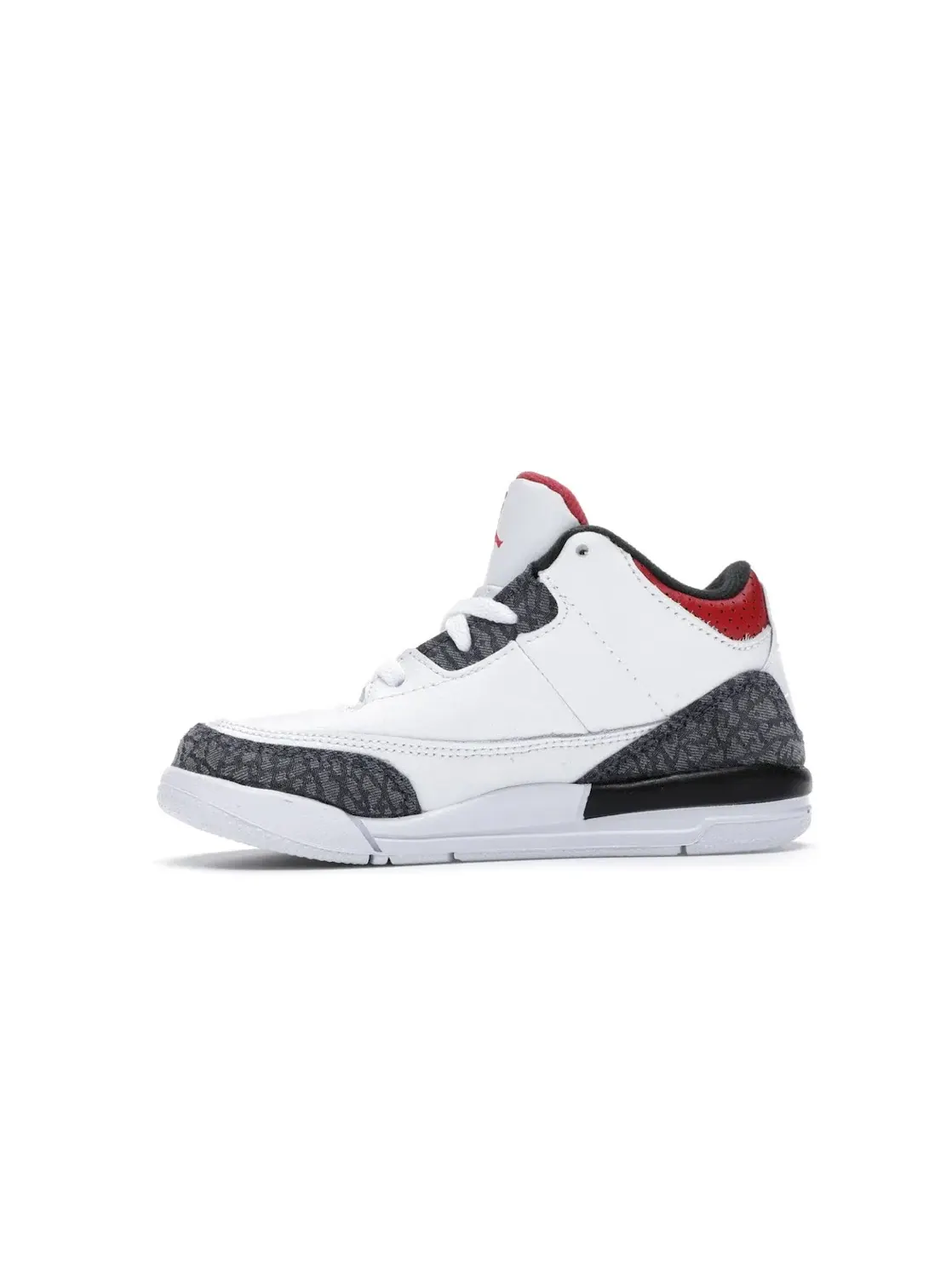 Детские кроссовки Lifestyle Jordan 3 Retro Jordan — изображение 3 из 4, белый/красный-черный