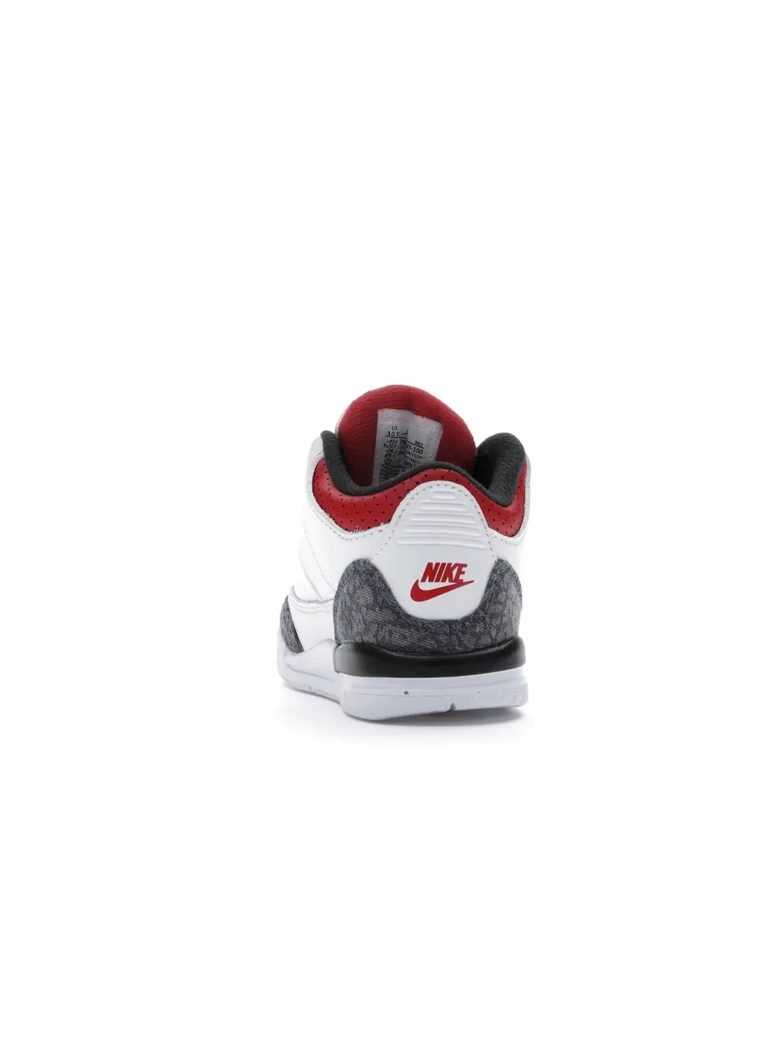 Детские кроссовки Lifestyle Jordan 3 Retro Jordan — изображение 4 из 4, белый/красный-черный