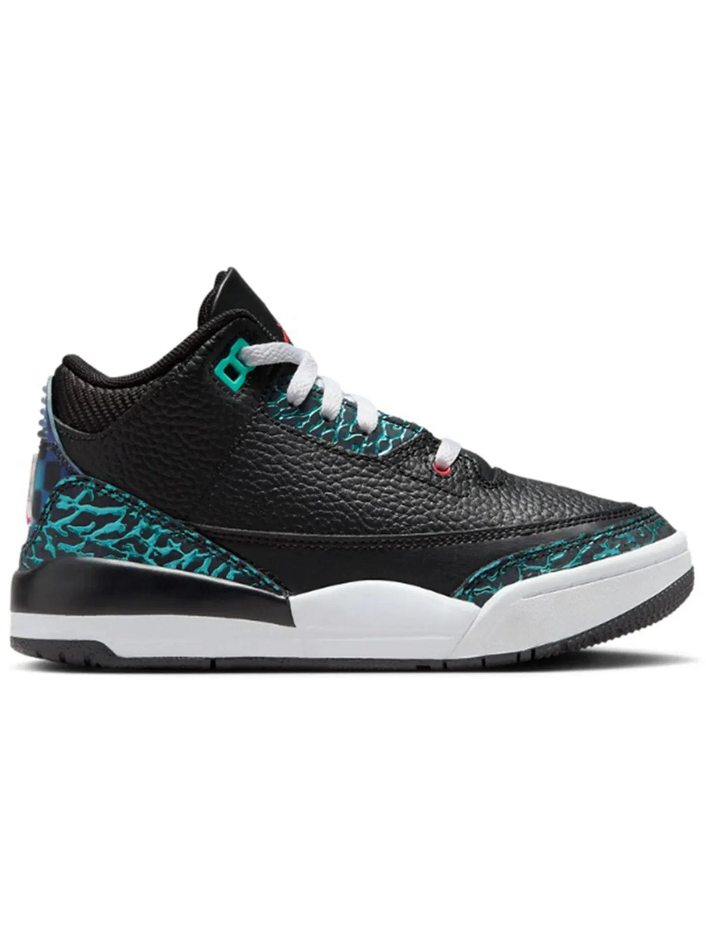 Детские кроссовки Lifestyle для мальчиков с длинным рукавом Jordan 3 Retro SE — изображение 1 из 1, черный/красный--белый