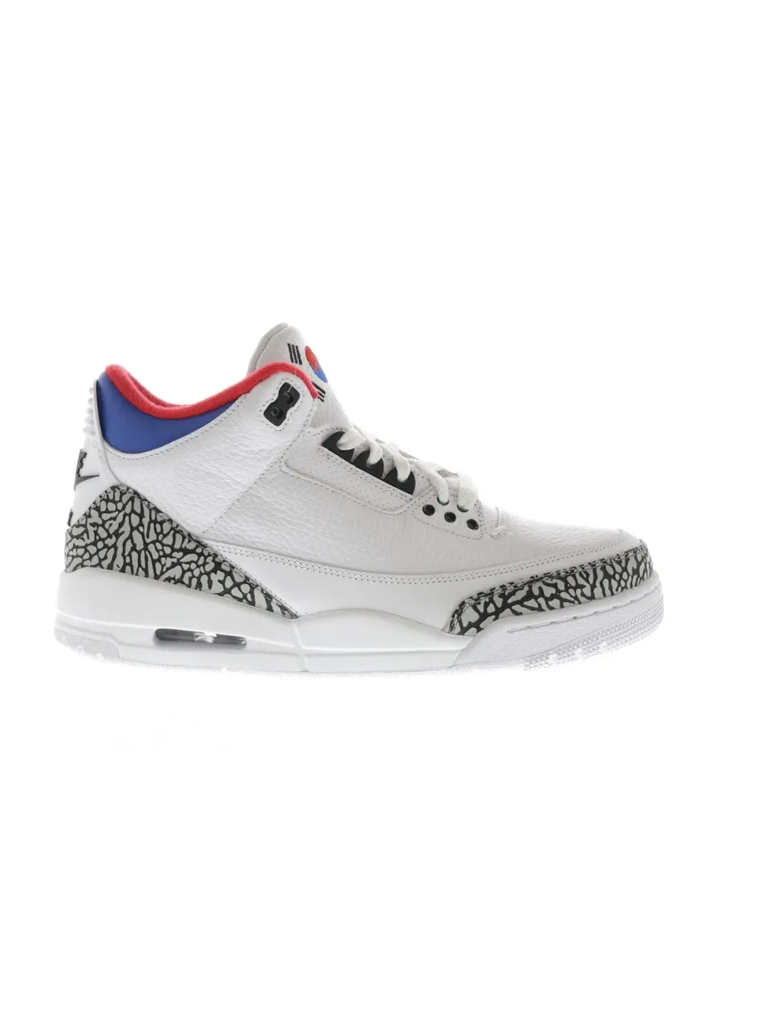 Мужские кроссовки Lifestyle с принтом Jordan 3 Retro Jordan — изображение 1 из 4, белый/-красный