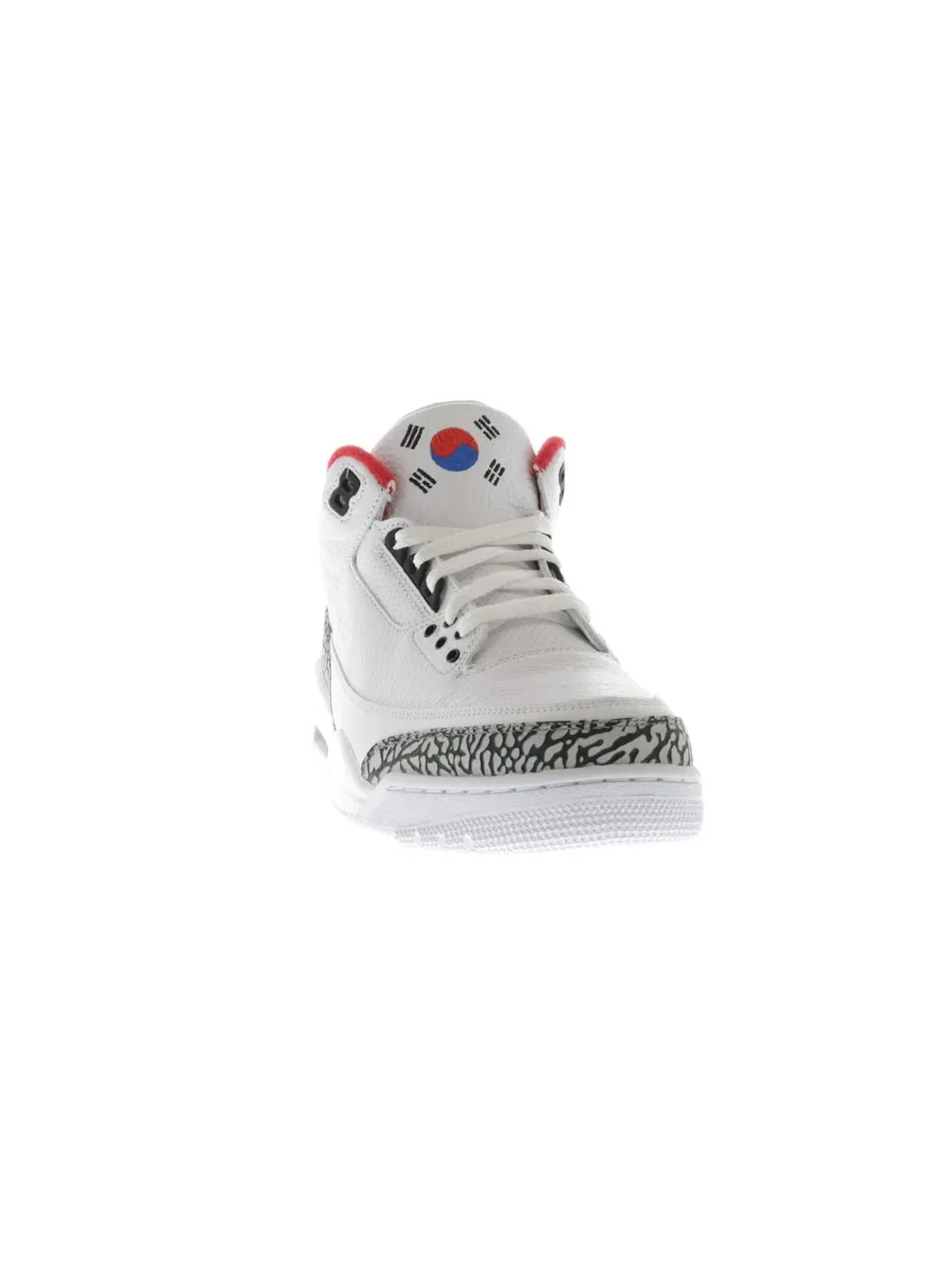 Мужские кроссовки Lifestyle с принтом Jordan 3 Retro Jordan — изображение 2 из 4, белый/-красный