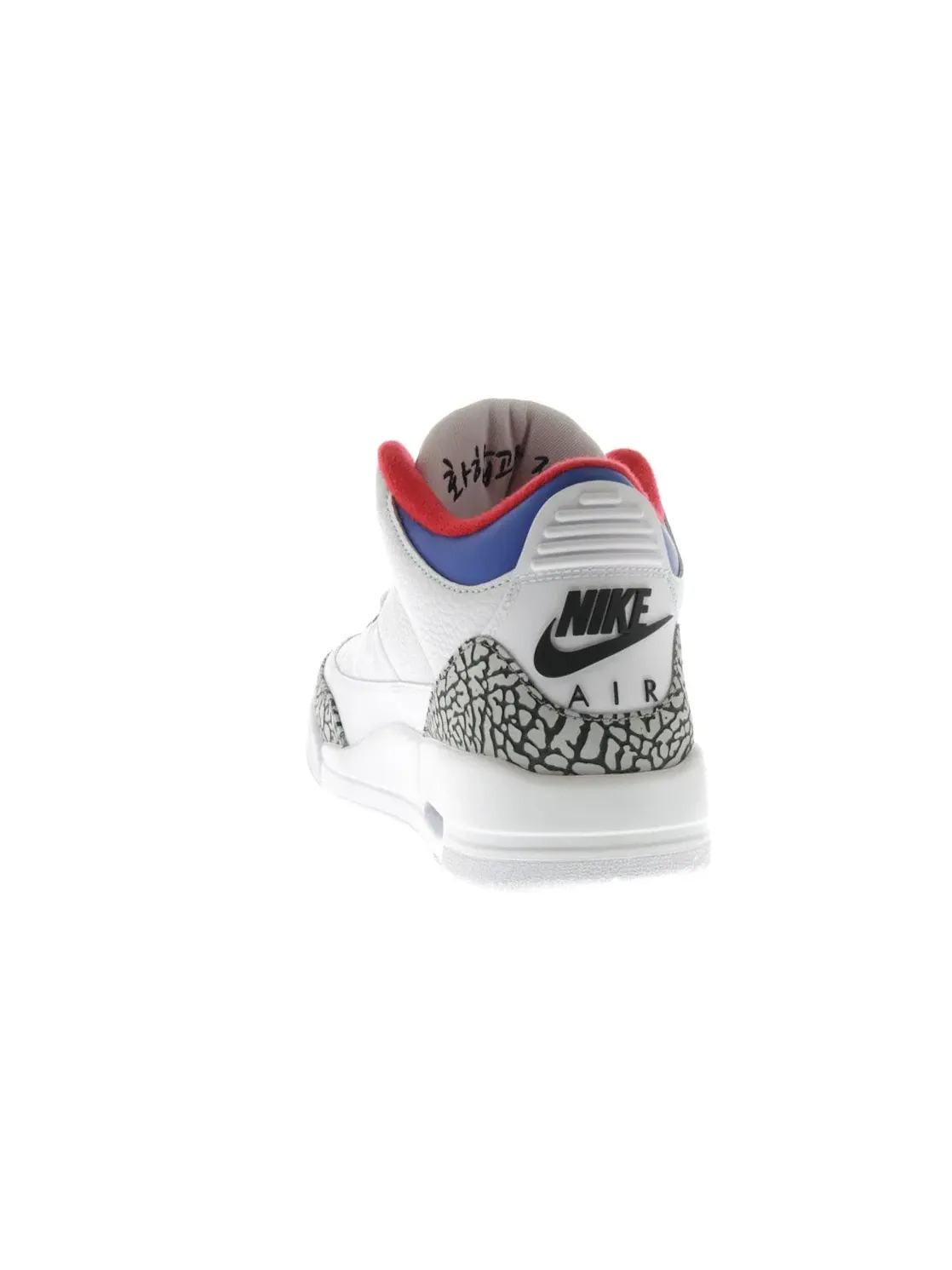 Мужские кроссовки Lifestyle с принтом Jordan 3 Retro Jordan — изображение 4 из 4, белый/-красный