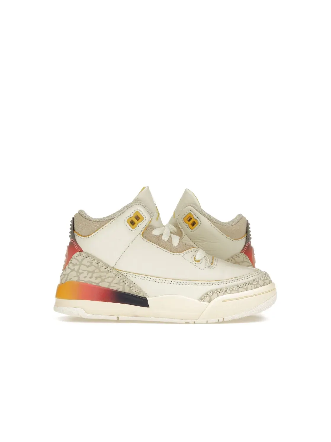 Детские кроссовки Lifestyle с принтом Jordan 3 Retro SP J Balvin Medellín Sunset (PS) Jordan — изображение 1 из 4, мульти