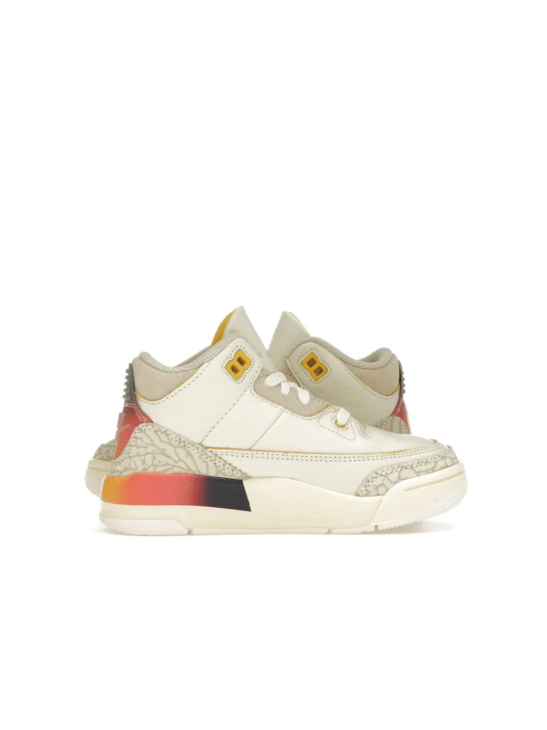 Детские кроссовки Lifestyle с принтом Jordan 3 Retro SP J Balvin Medellín Sunset (PS) Jordan — изображение 3 из 4, мульти