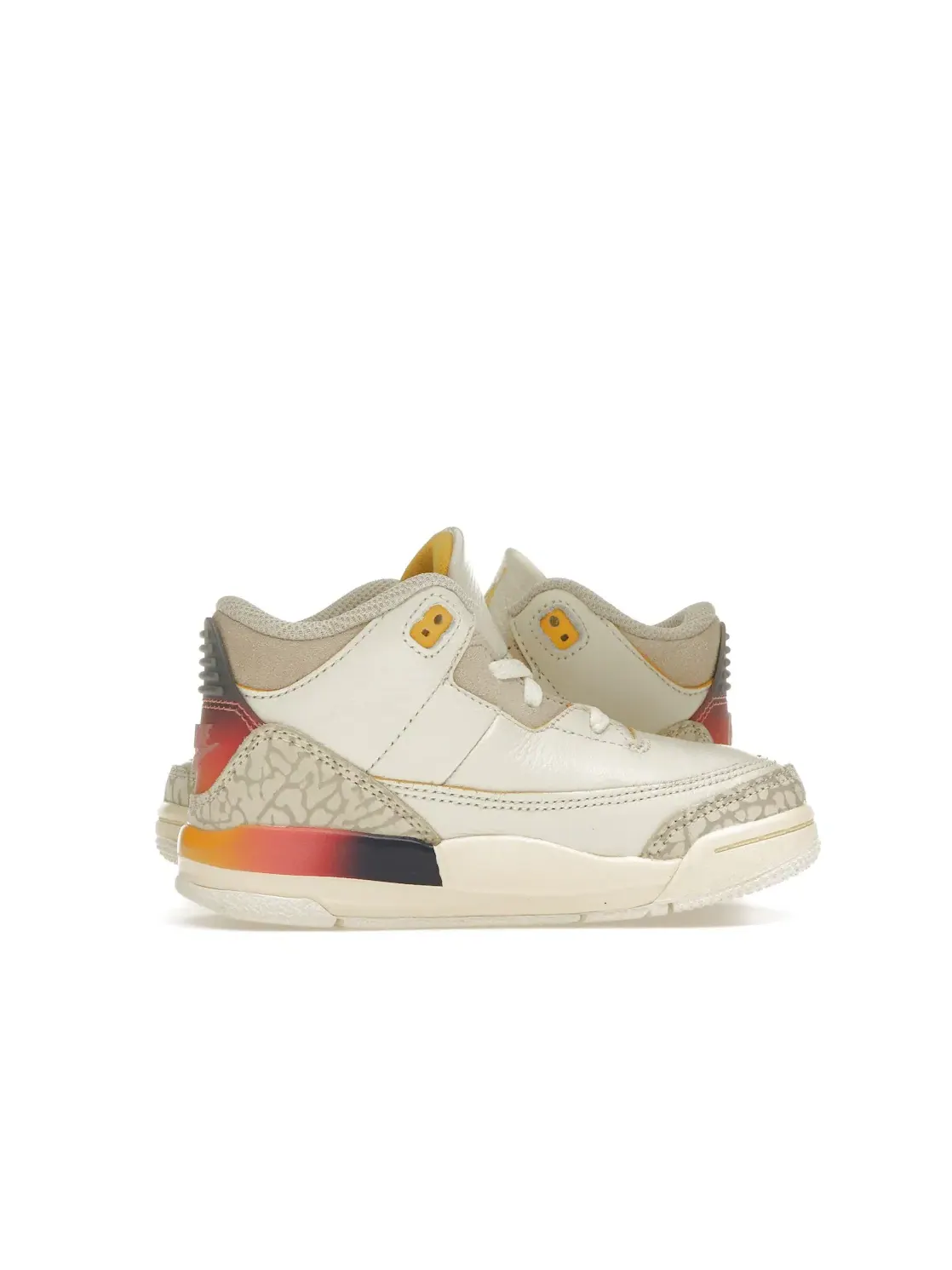Детские кроссовки с принтом Jordan 3 Retro SP J Balvin Medellín Sunset — изображение 3 из 4, мульти