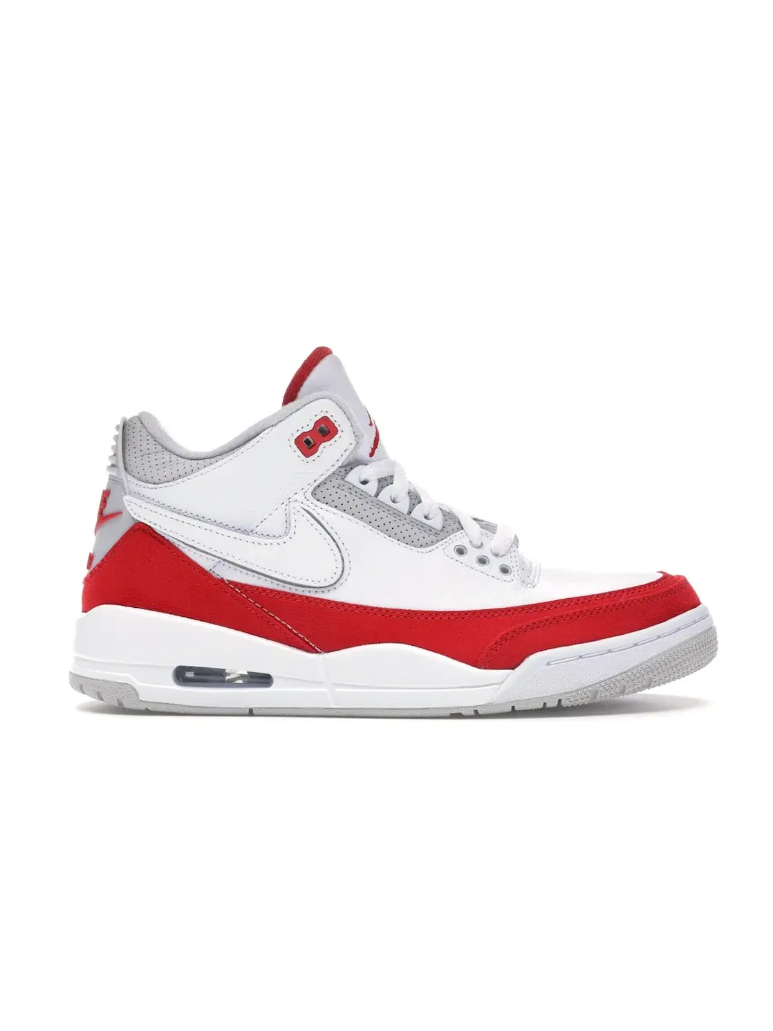 Мужские кроссовки Lifestyle с принтом Jordan 3 Retro Jordan — изображение 1 из 4, белый/красный-серый