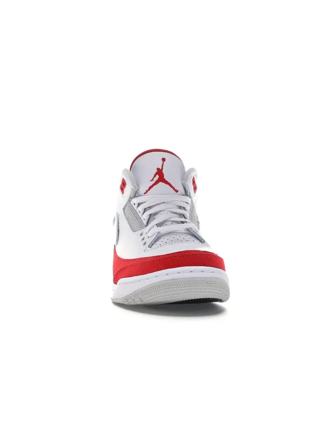Мужские кроссовки Lifestyle с принтом Jordan 3 Retro Jordan — изображение 2 из 4, белый/красный-серый