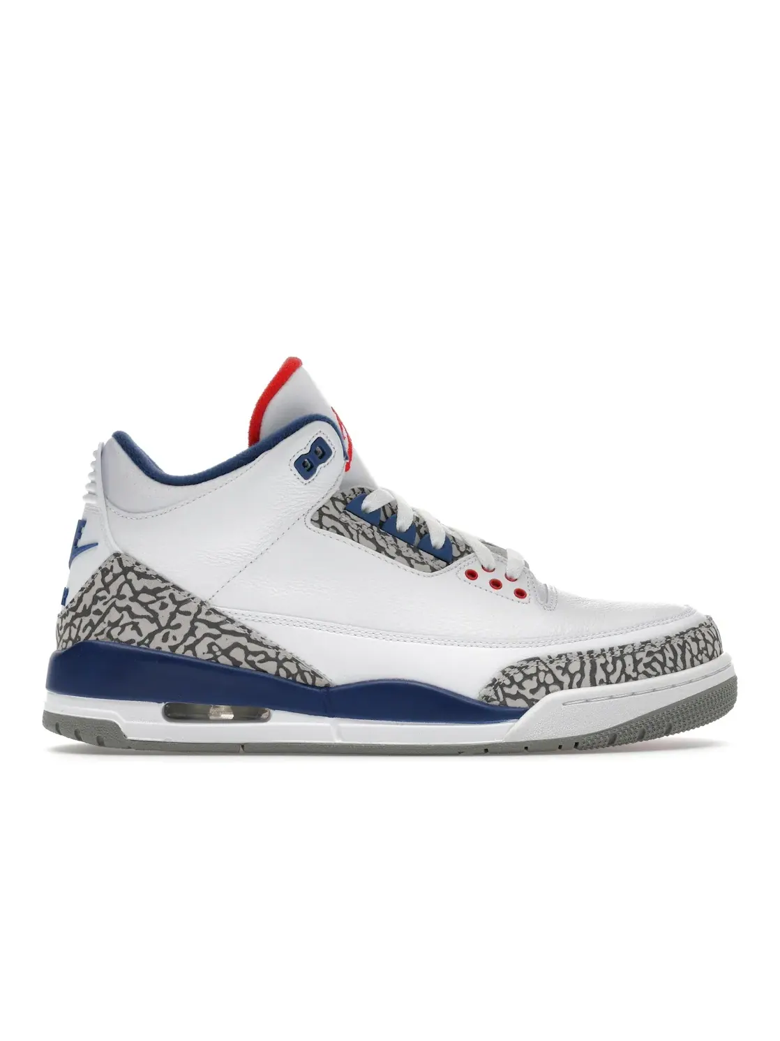 Мужские кроссовки Lifestyle с принтом Jordan 3 Retro — изображение 1 из 4, белый/синий-красный