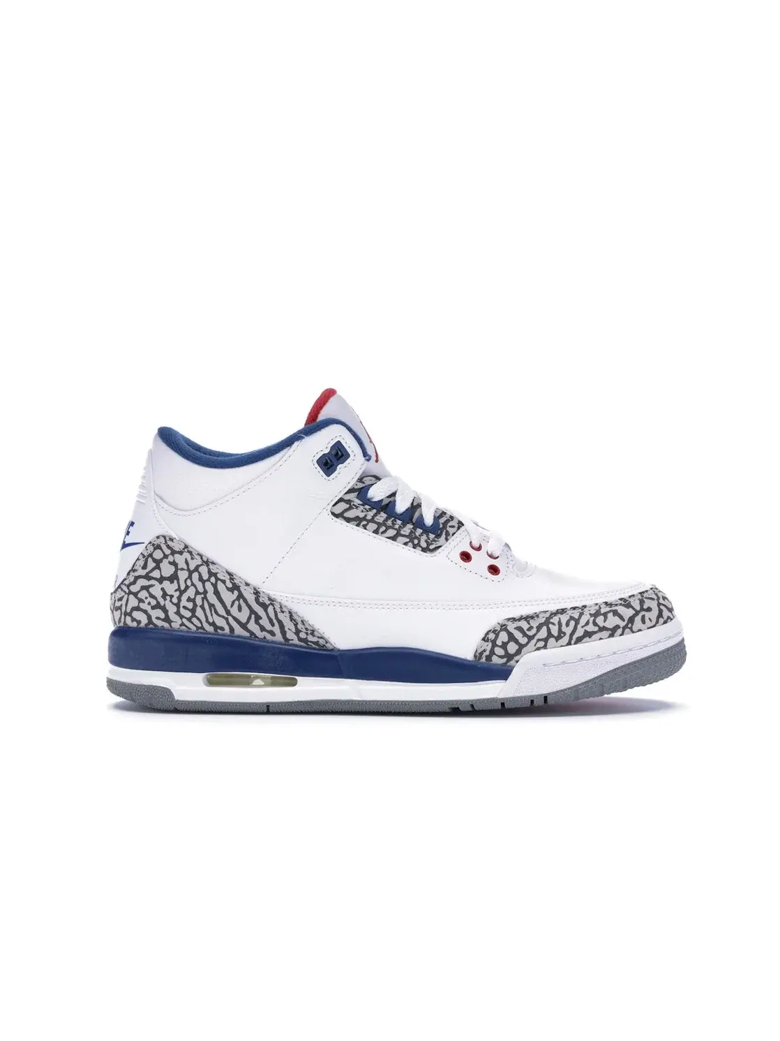 Детские кроссовки Lifestyle белые с отделкой Jordan 3 Retro — изображение 1 из 4, белый/синий-красный
