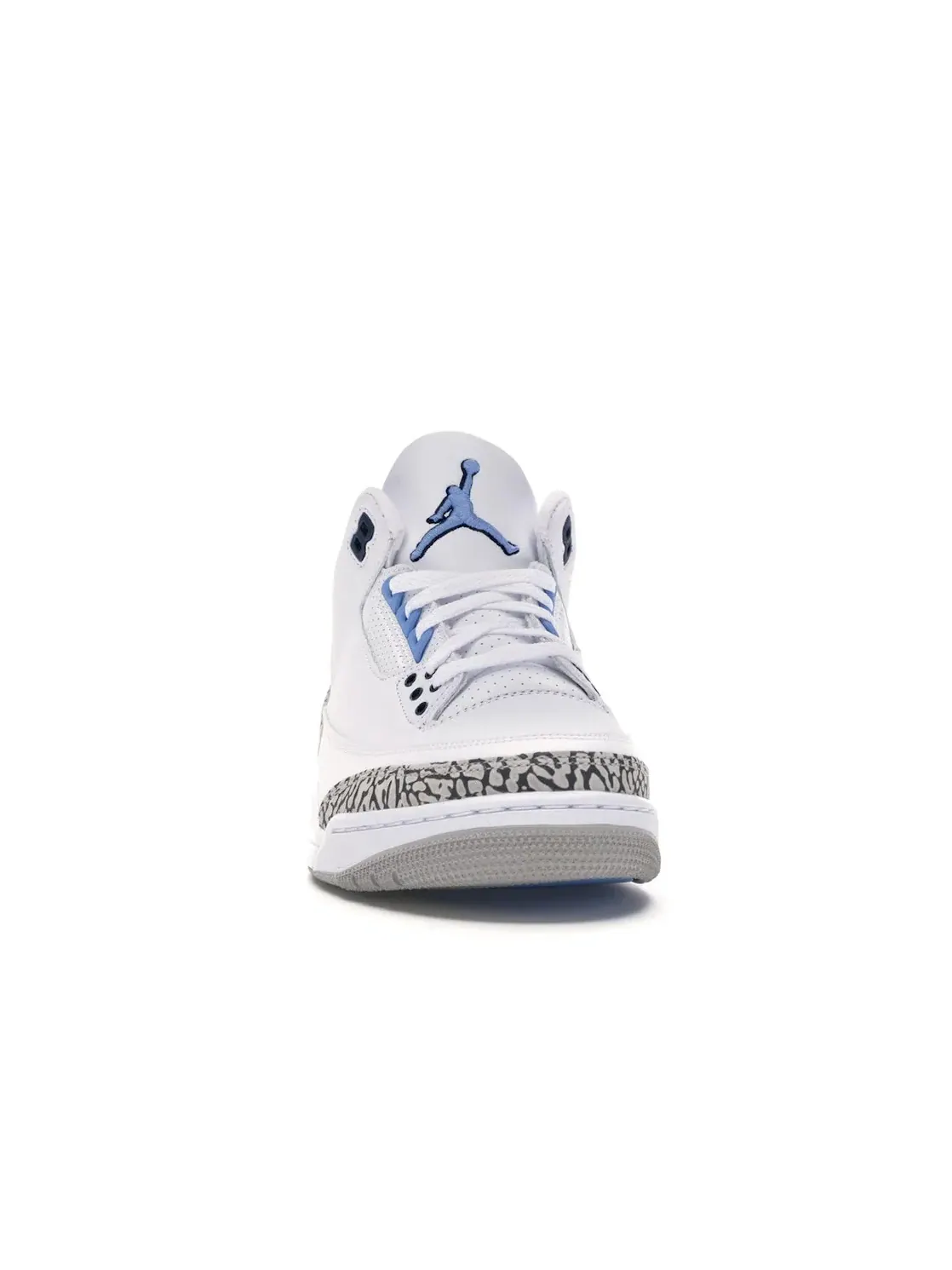 Мужские кроссовки с принтом Jordan 3 Retro UNC Jordan — изображение 2 из 4, белый/синий-серый