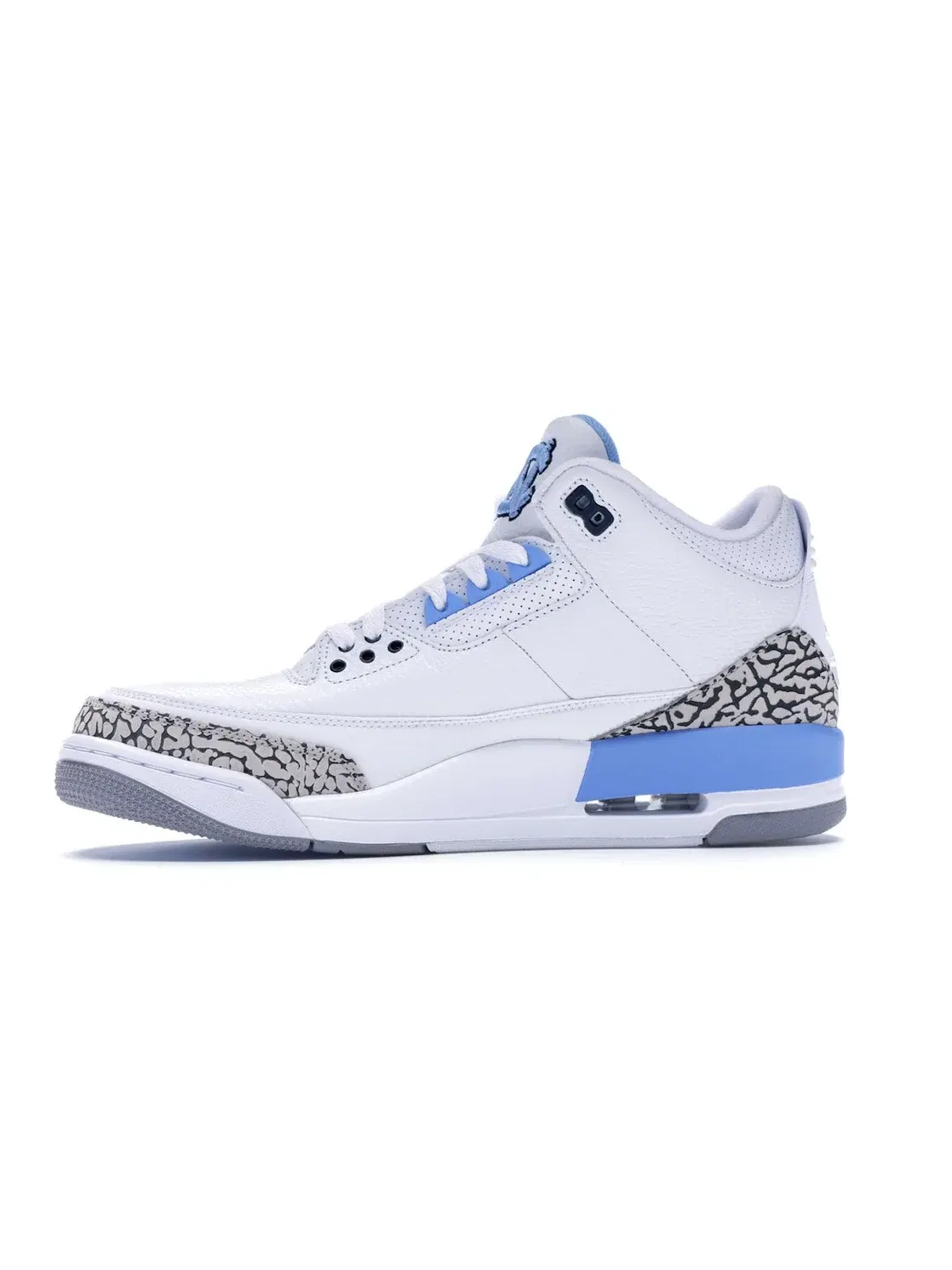 Мужские кроссовки Lifestyle с принтом Jordan 3 Retro UNC PE — изображение 3 из 4, белый/серый-синий