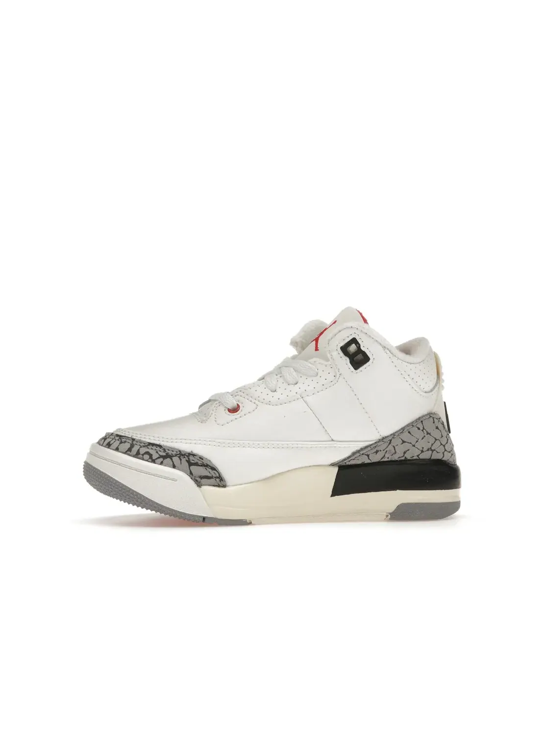 Детские кроссовки с кожаным верхом Jordan 3 Retro — изображение 3 из 4