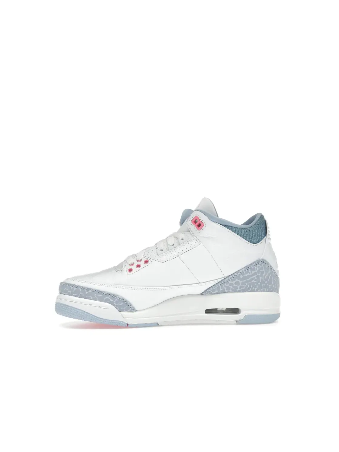 Детские кроссовки Lifestyle с длинным рукавом Jordan 3 Retro — изображение 3 из 4, белый//серый/розовый