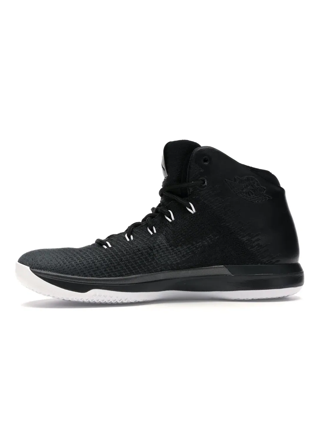 Мужские высокие кроссовки с кожаным верхом Jordan XXX1 Jordan — изображение 3 из 4, черный/черный