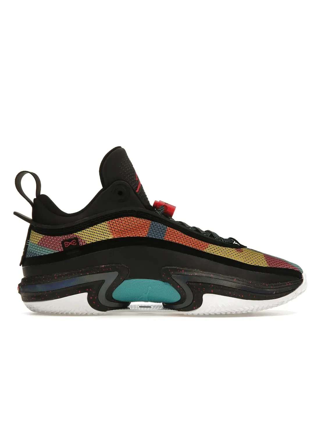 Мужские кроссовки баскетбольные с верхом Leno-Weave Jordan 36 Low Jordan — изображение 1 из 4, черный///розовый