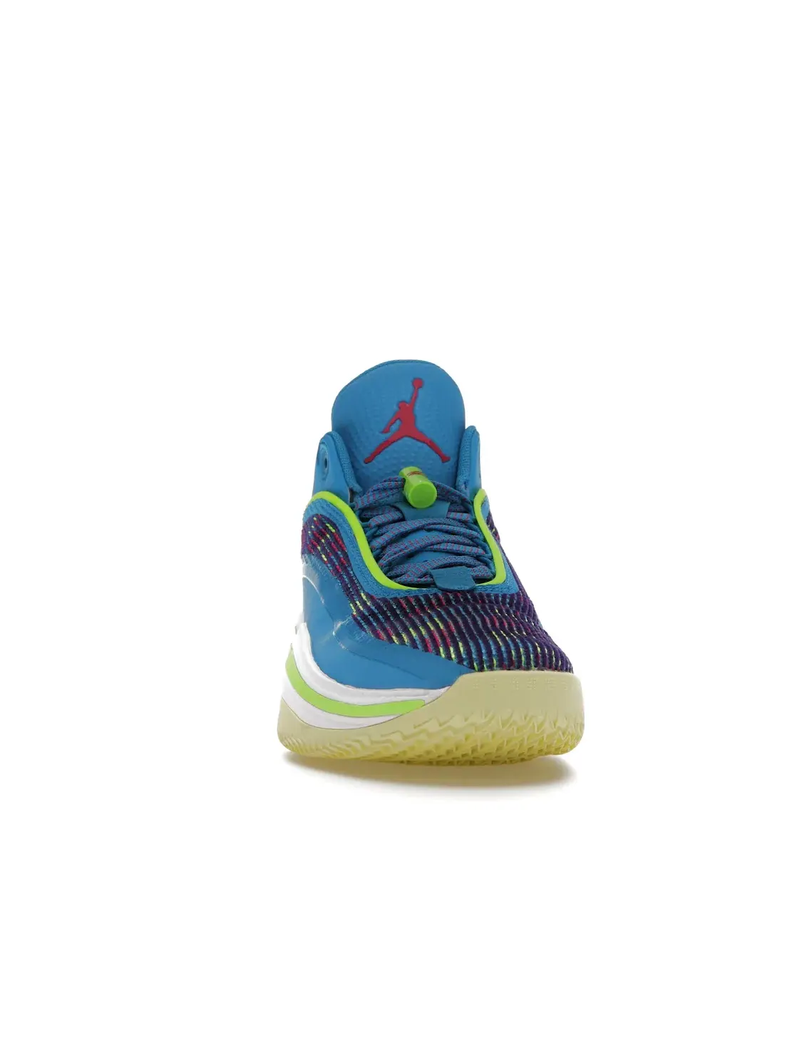 Мужские кроссовки для баскетбола с высокой подошвой Jordan 36 Low Jordan — изображение 2 из 4, синий зеленый фиолетовый
