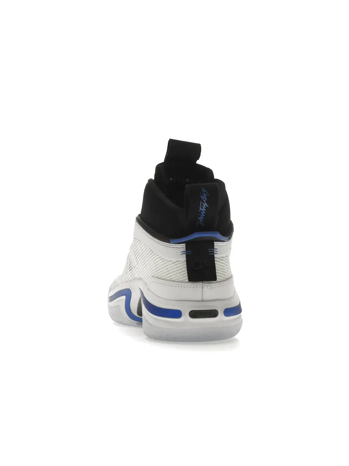 Мужские кроссовки для баскетбола с высокой посадкой Jordan 36 Jordan — изображение 4 из 4, белый/синий-черный