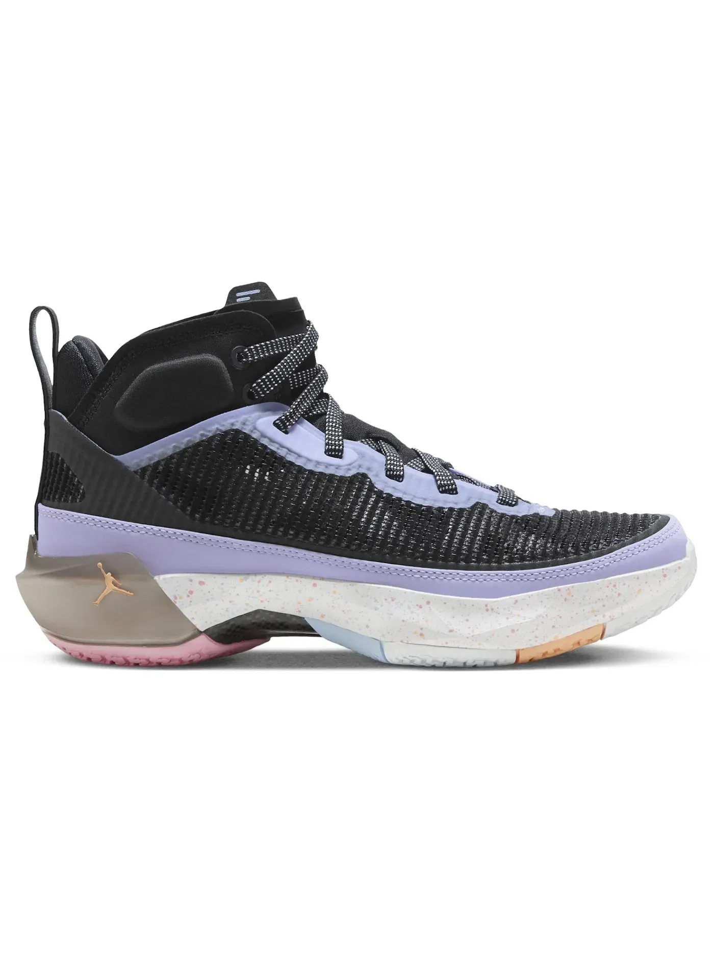 Детские кроссовки для мальчиков баскетбольные Jordan 37 GC Jordan — изображение 1 из 1, черный//синий/оранжевый