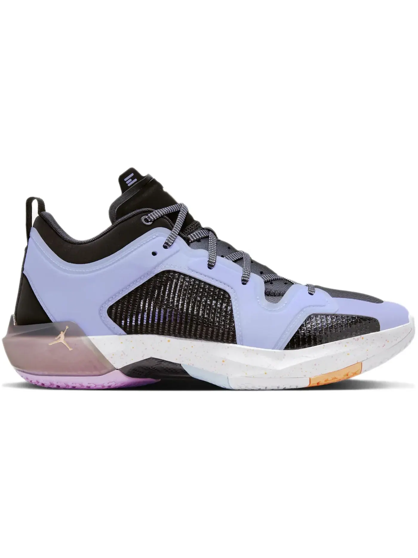 Мужские кроссовки для баскетбола Jordan 37 Low GC Jordan — изображение 1 из 1, черный//синий/оранжевый