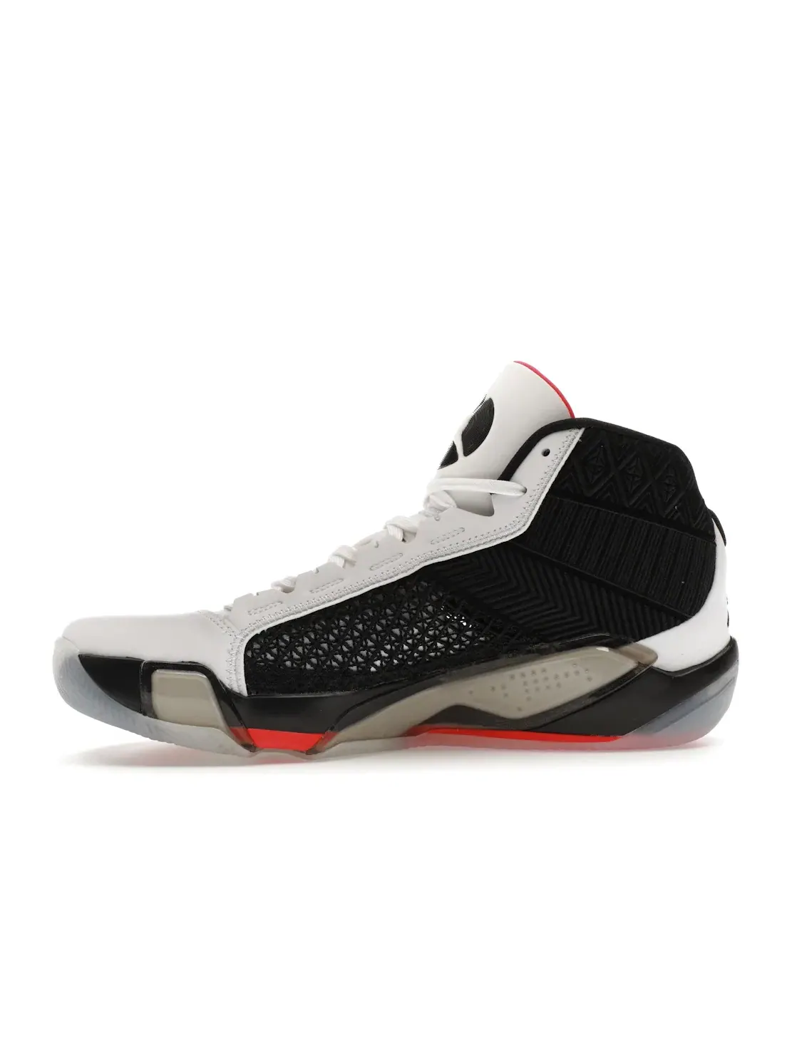 Мужские кроссовки для бега Jordan 38 Fundamentals Clear Sole Jordan — изображение 3 из 4, белый/черный-красный