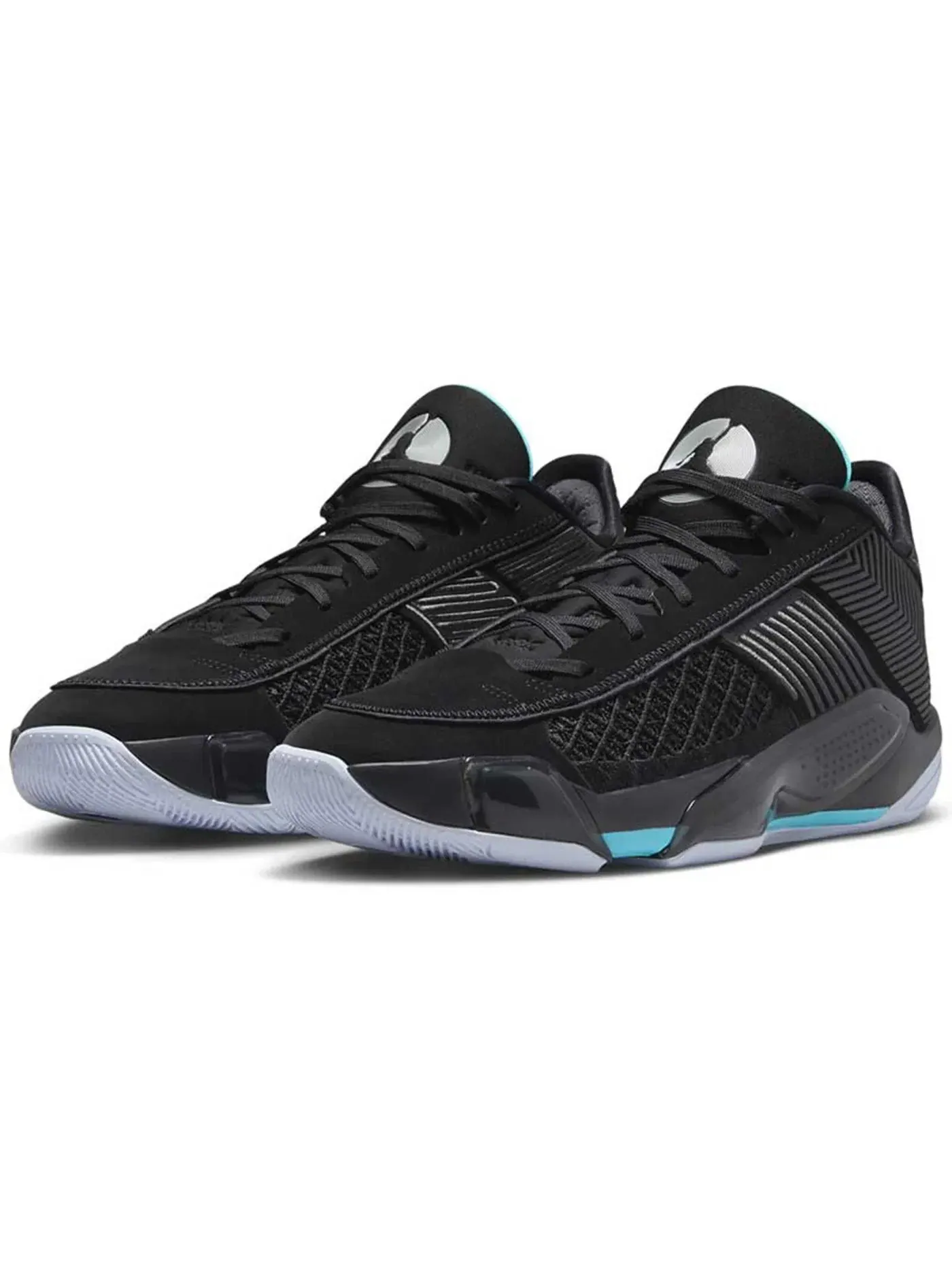 Мужские кроссовки для баскетбола Jordan 38 Low PF Jordan — изображение 2 из 3, черный//синий/серый