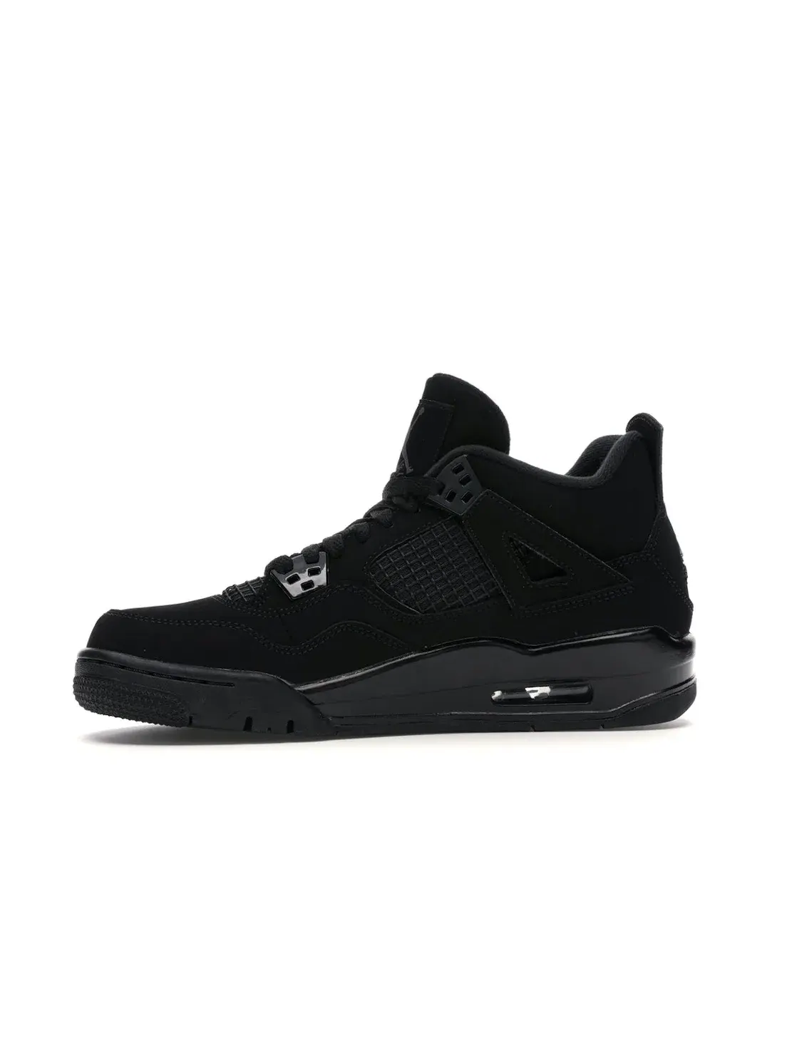 Детские кроссовки с верхом из нубука и сетки Jordan 4 Retro Black Cat — изображение 3 из 4