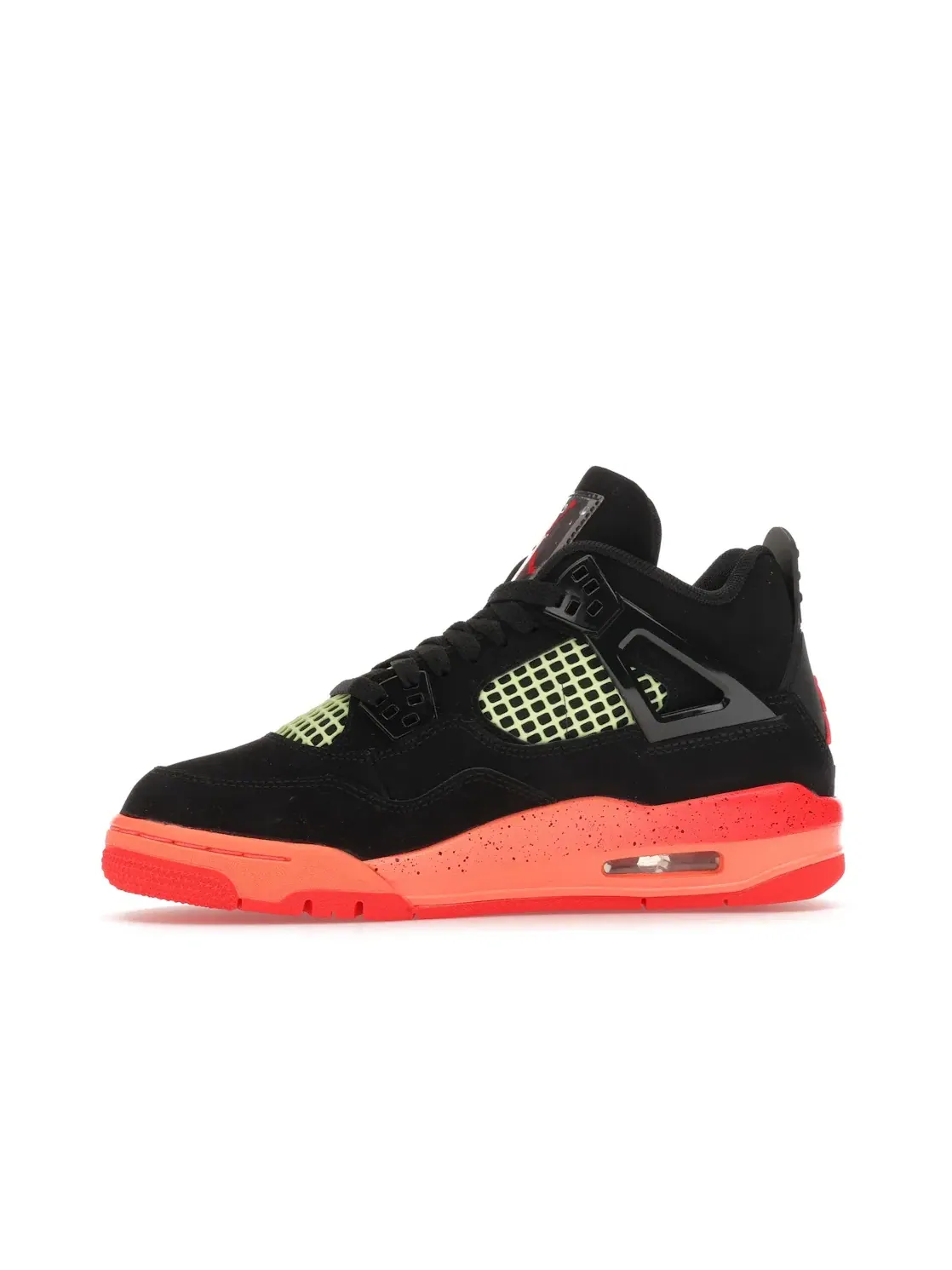 Детские кроссовки Lifestyle с кроссовками Jordan 4 Retro Jordan — изображение 3 из 4, черный//яркий//белый