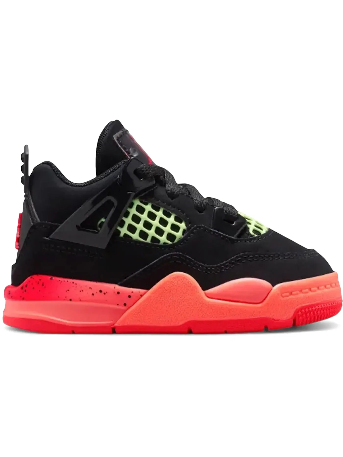 Детские кроссовки Lifestyle Jordan 4 Retro — изображение 1 из 1, черный//яркий//белый
