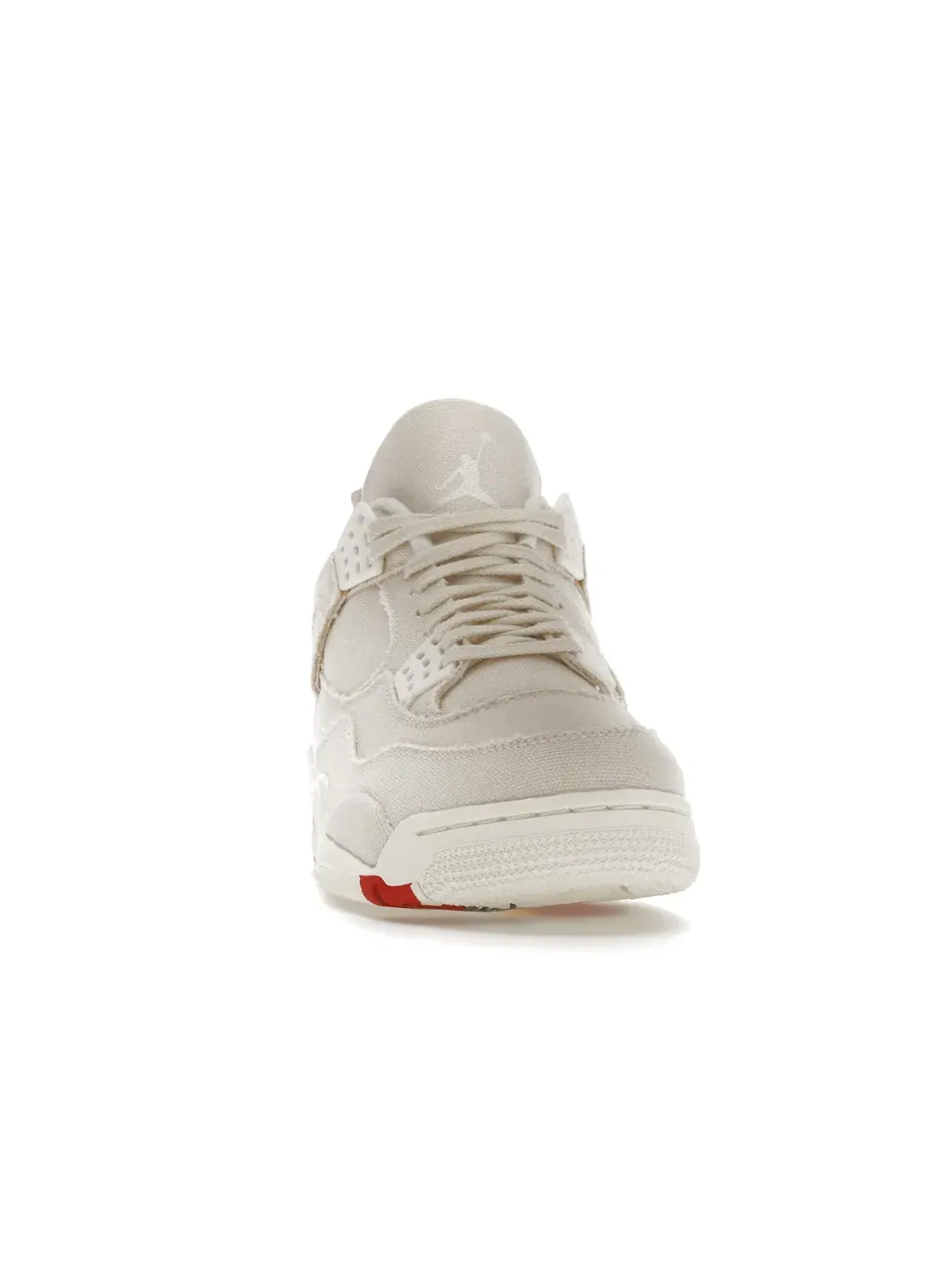 Женские кроссовки Lifestyle Jordan 4 Retro Blank Canvas — изображение 2 из 4, серый-красный