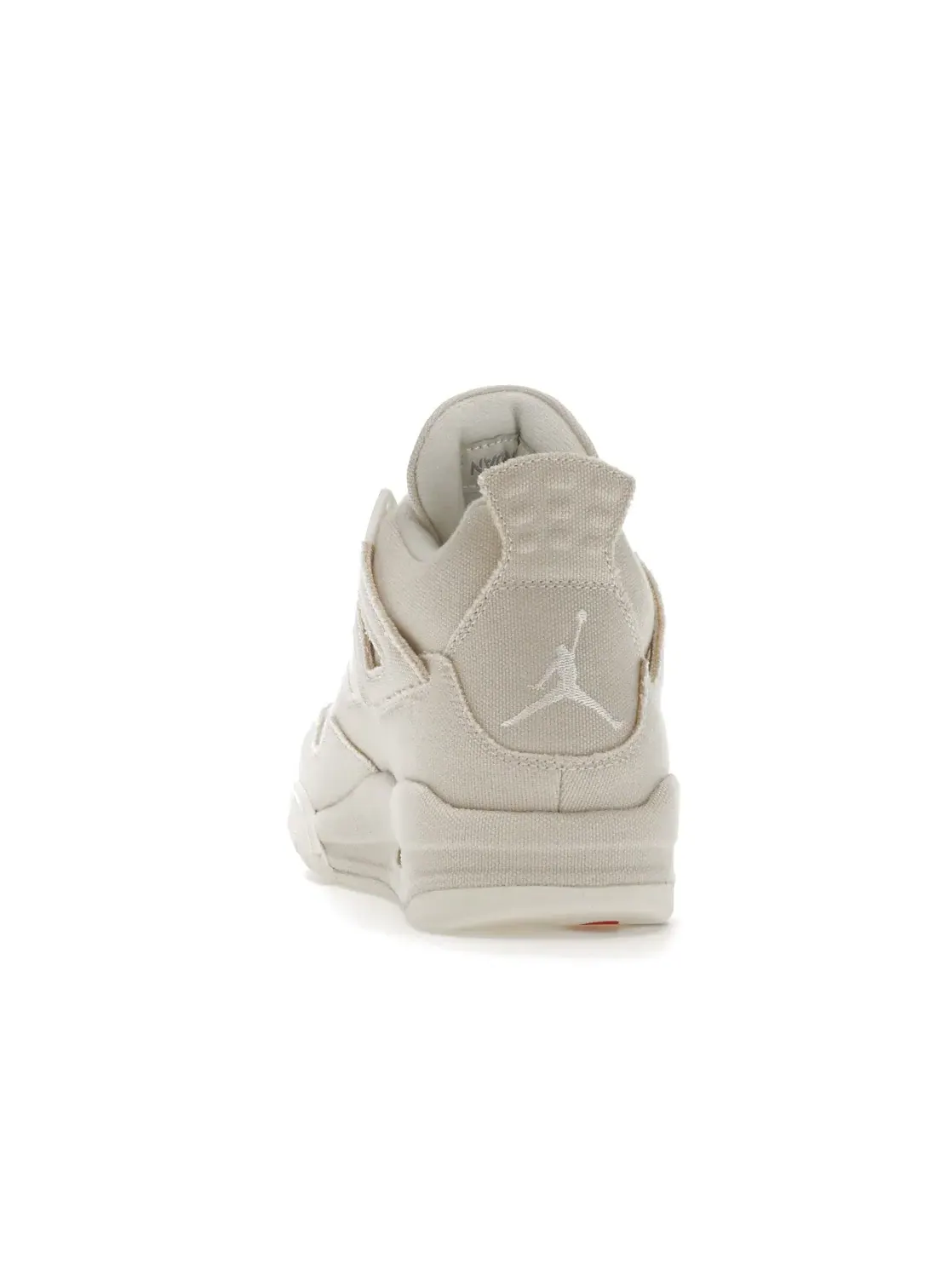 Женские кроссовки Lifestyle Jordan 4 Retro Blank Canvas — изображение 4 из 4, серый-красный