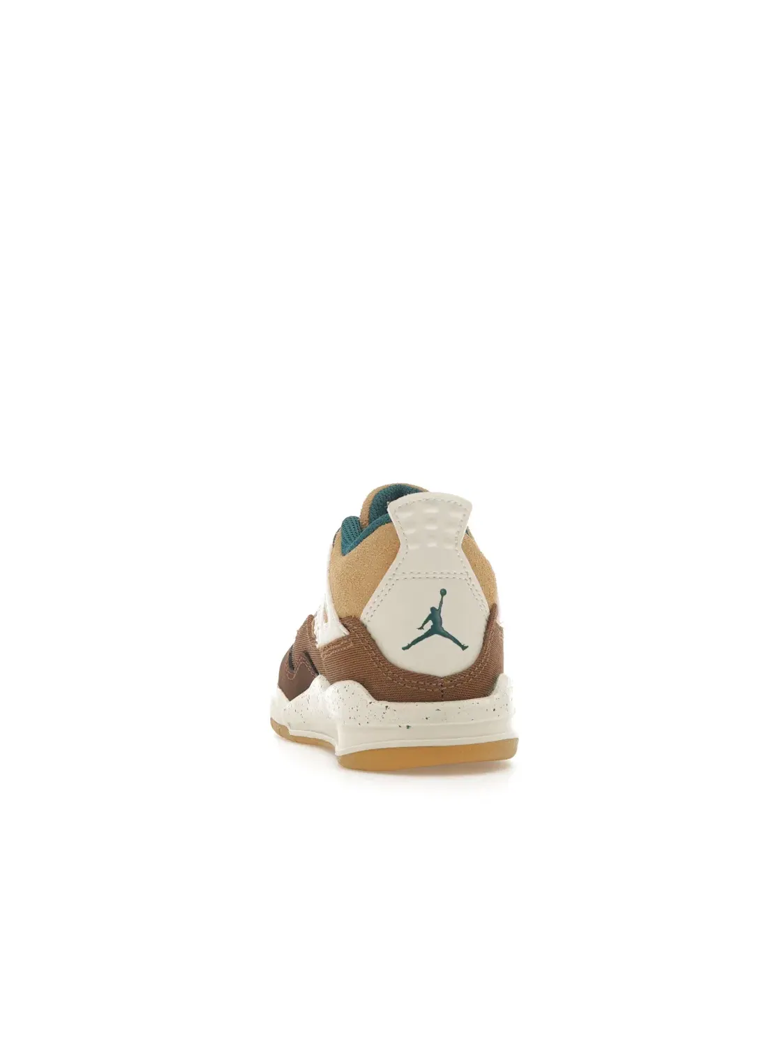 Детские кроссовки Lifestyle с контрастными акцентами Jordan 4 Retro — изображение 4 из 4, коричневый///зеленый