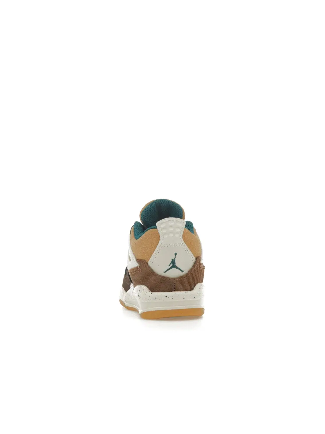 Детские кроссовки Lifestyle с принтом Jordan 4 Retro Jordan — изображение 4 из 4, коричневый///зеленый