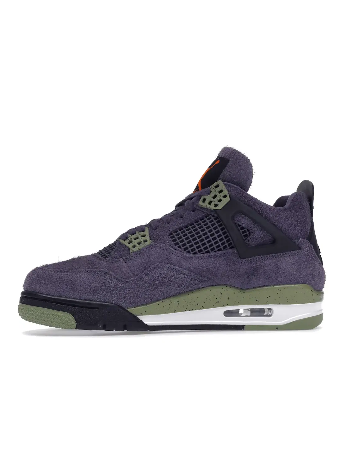 Женские кроссовки с замшевым верхом Jordan 4 Retro Canyon Purple — изображение 3 из 4, фиолетовый///оранжевый