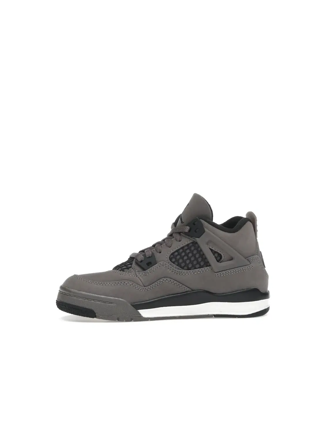 Детские кроссовки Lifestyle с текстурным верхом Jordan 4 Retro Cave Stone PS Jordan — изображение 3 из 4, черный
