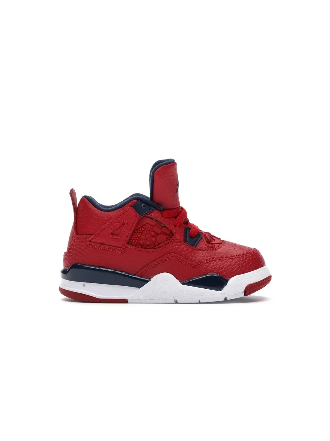 Детские кроссовки Lifestyle Jordan 4 Retro Jordan Gym Red/Obsidian/White/Metallic Gold — изображение 1 из 4