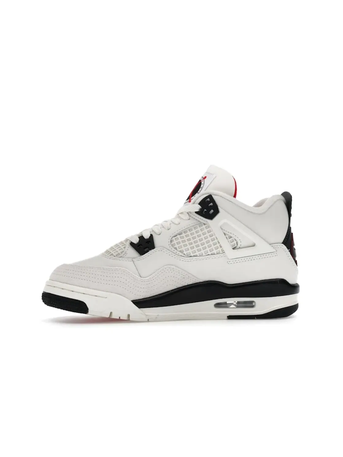 Детские кроссовки с классическим дизайном Jordan 4 Retro Jordan — изображение 3 из 4, черный/красный