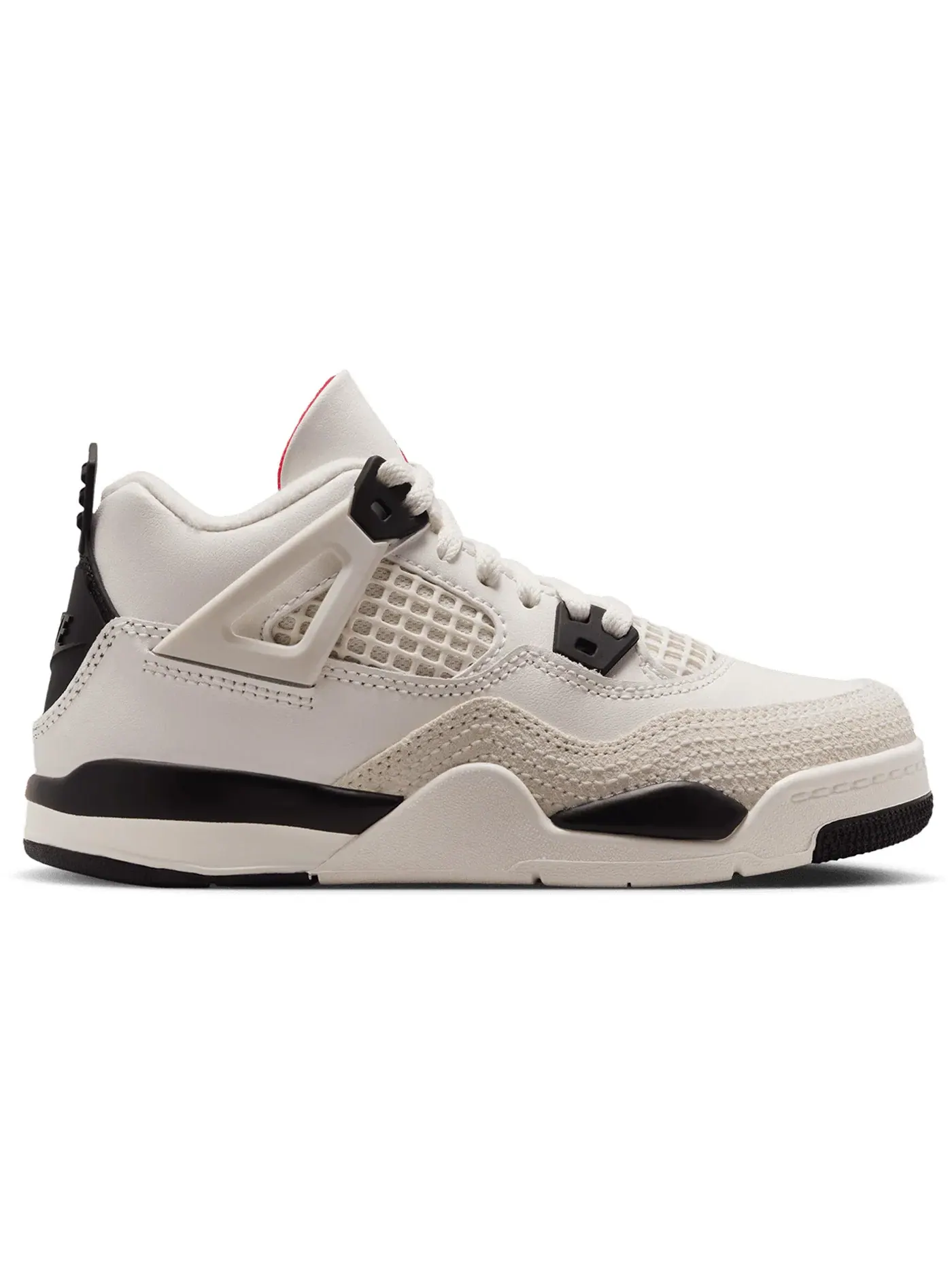 Детские кроссовки Lifestyle с длинным шнурком Jordan 4 Retro Flight Club PS Jordan — изображение 1 из 1, черный/красный