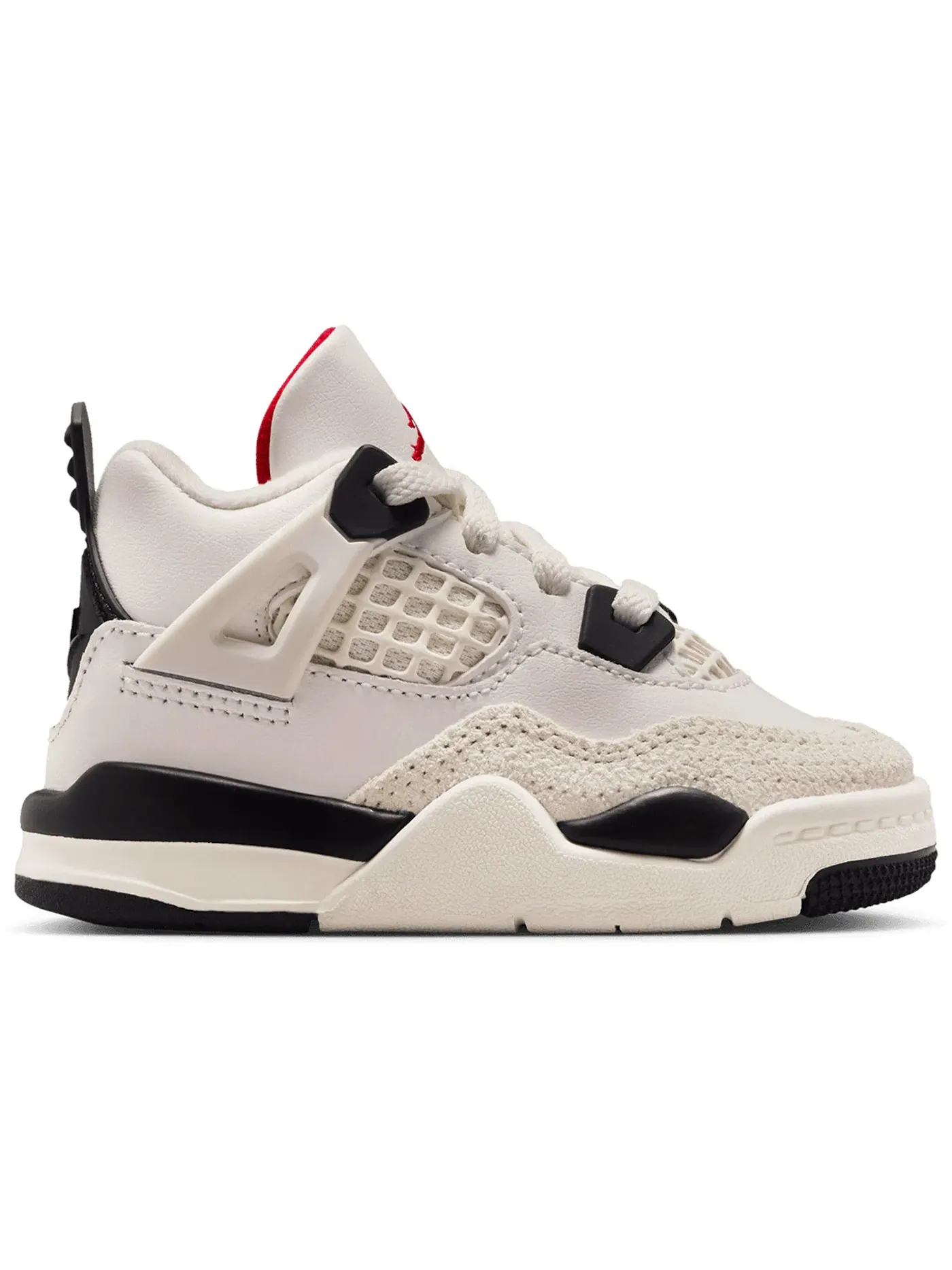 Детские кроссовки Lifestyle с классическим дизайном Jordan 4 Retro Jordan — изображение 1 из 1, черный/красный