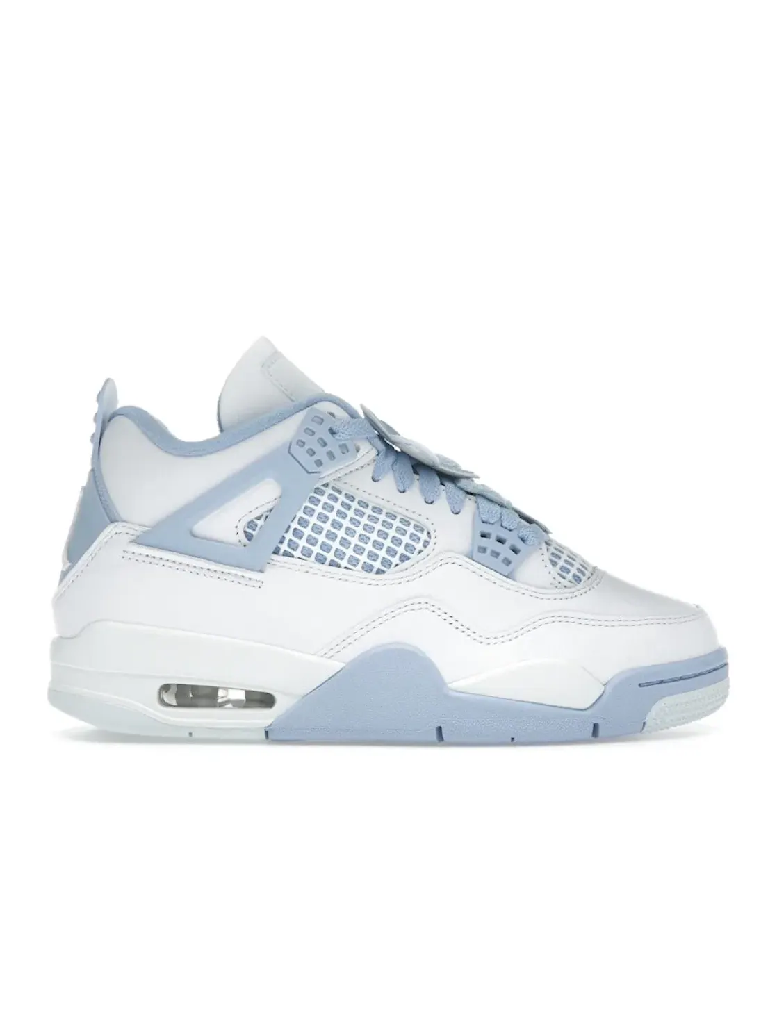 Женские кроссовки Lifestyle с цветочным принтом Forget Me Not Jordan 4 Retro — изображение 1 из 4, белый/-синий-зеленый