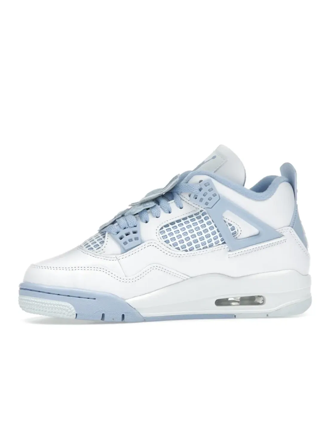 Женские кроссовки Lifestyle с цветочным принтом Forget Me Not Jordan 4 Retro — изображение 3 из 4, белый/-синий-зеленый